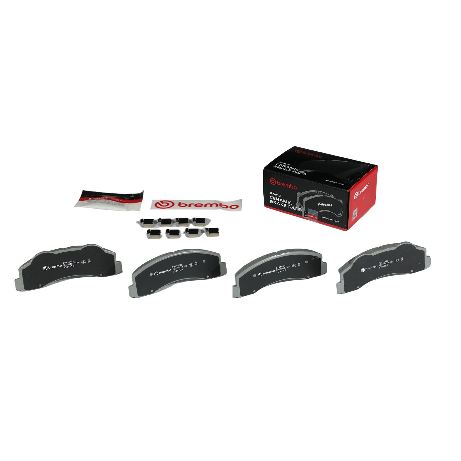 PRIME Ceramic Front Disc Brake Pad Set P24166N | Brembostore