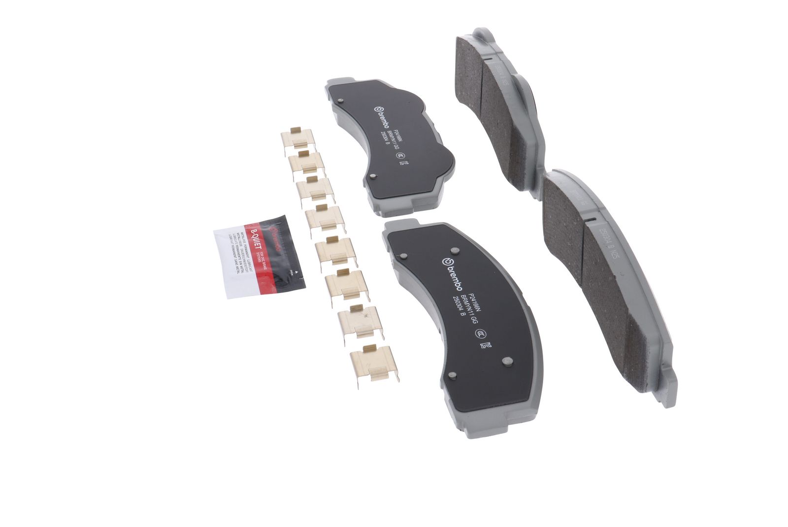 PRIME Ceramic Front Disc Brake Pad Set - P24166N_12