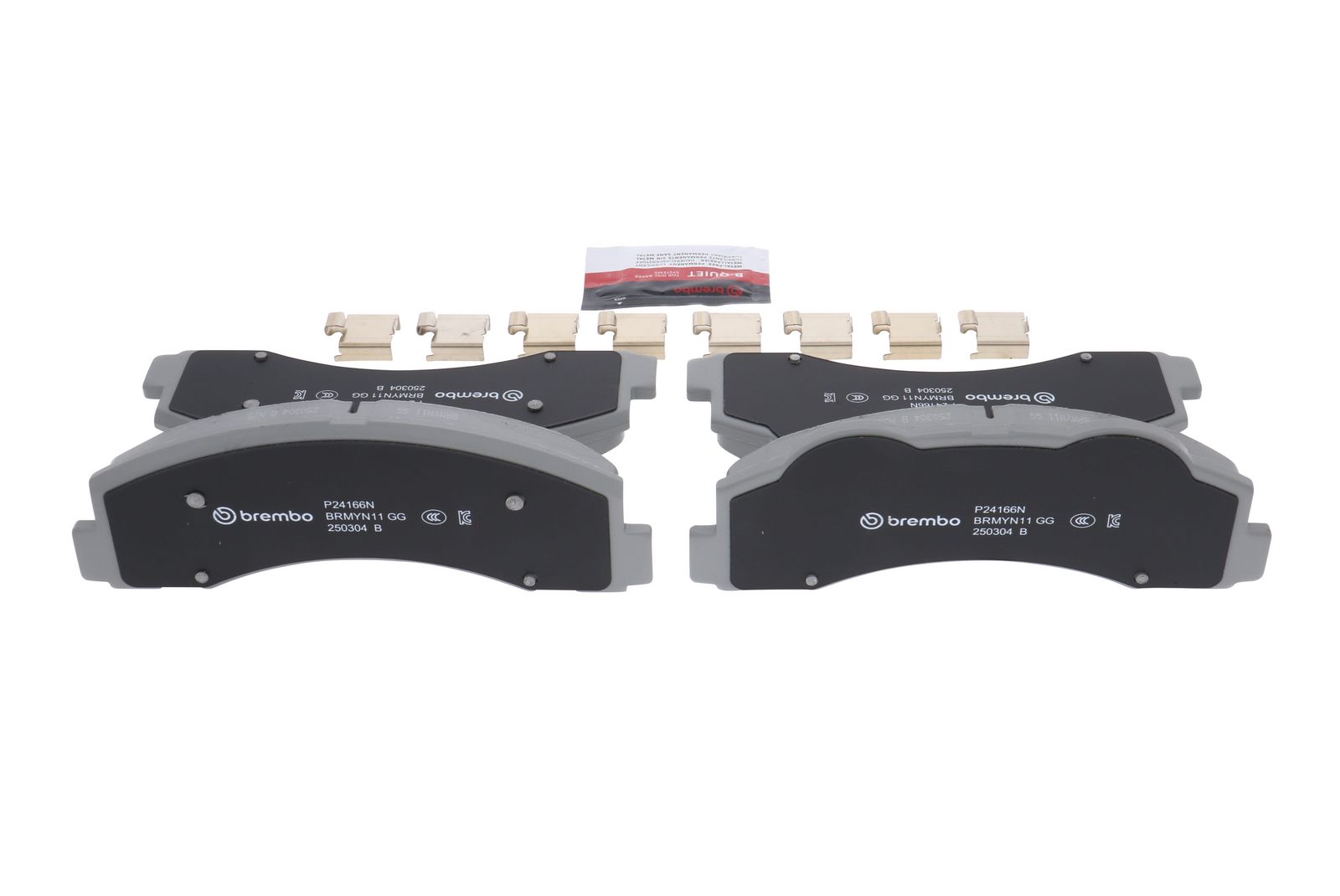 PRIME Ceramic Front Disc Brake Pad Set - P24166N_19