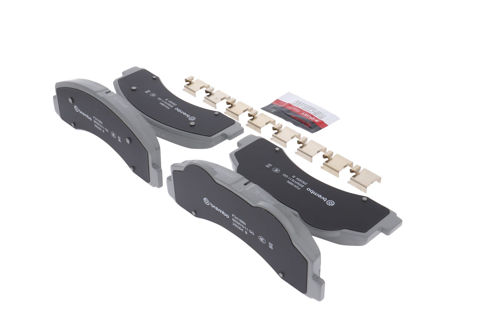 PRIME Ceramic Front Disc Brake Pad Set - P24166N_22