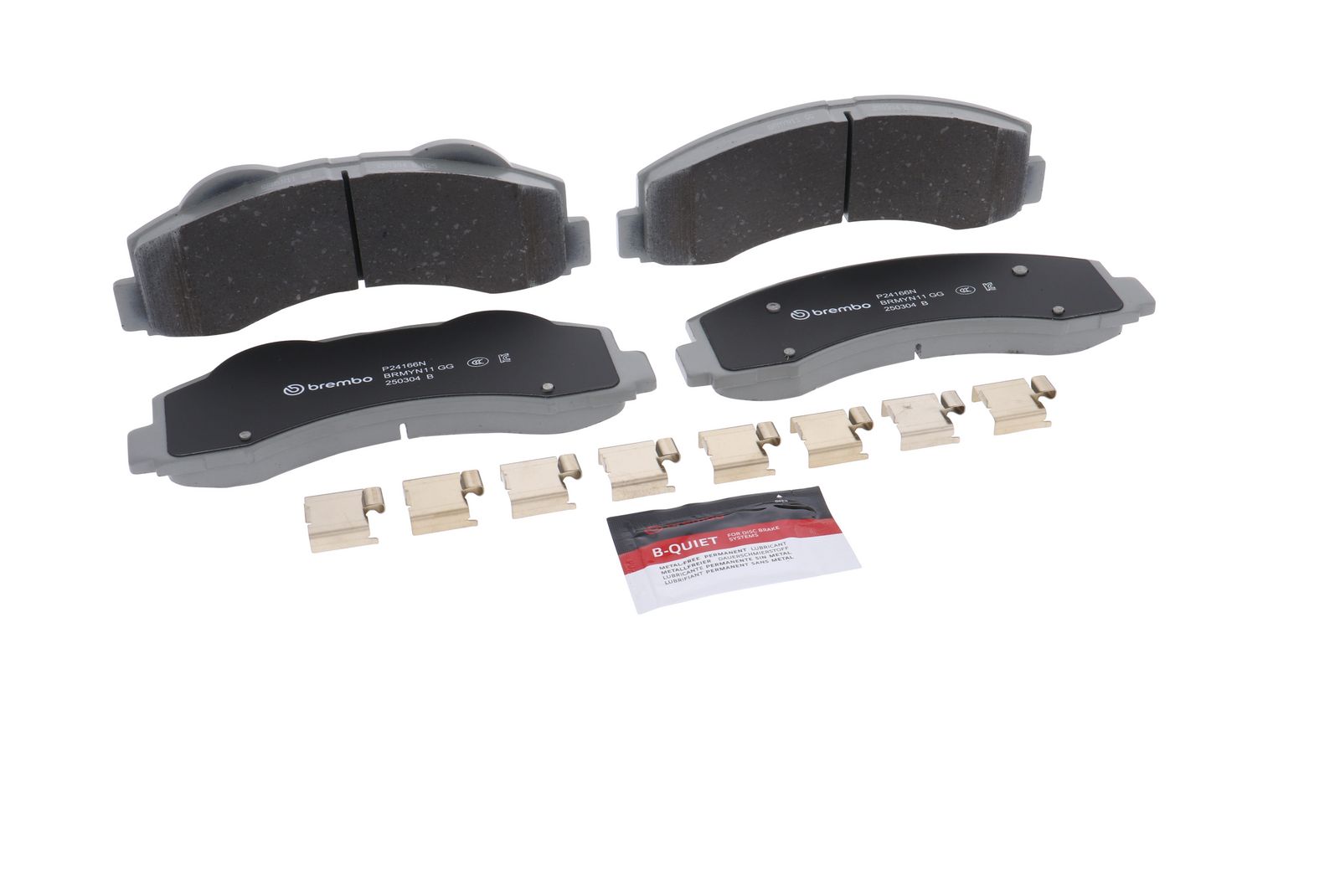 PRIME Ceramic Front Disc Brake Pad Set - P24166N_30