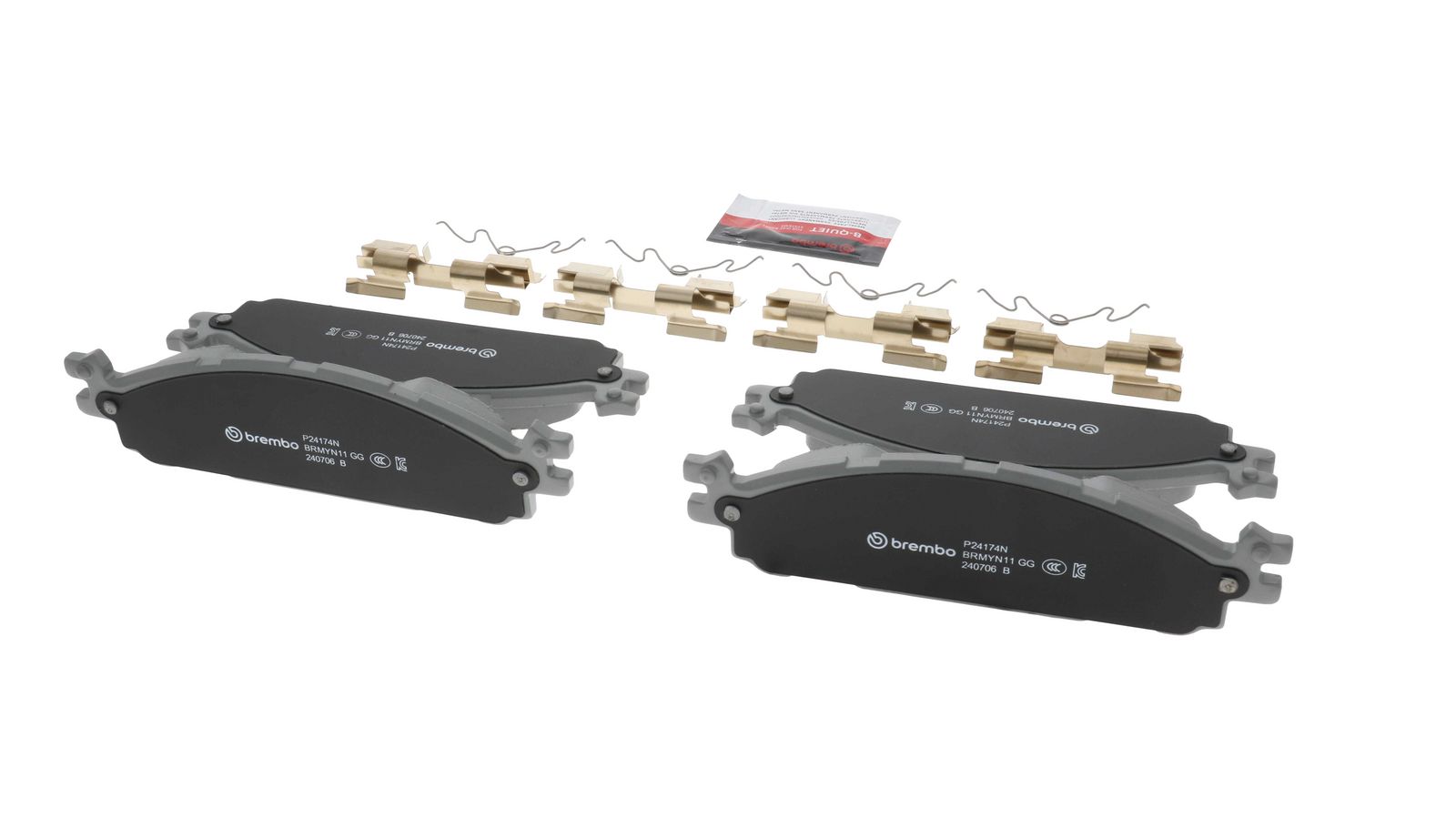 PRIME Ceramic Front Disc Brake Pad Set - P24174N_20
