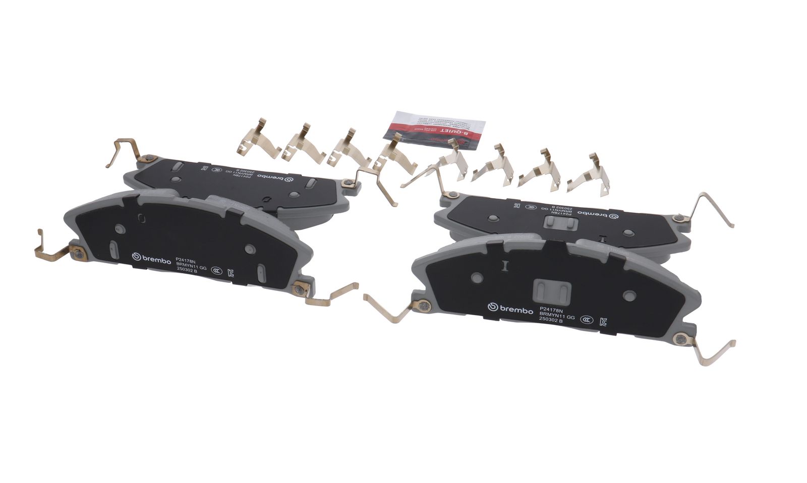PRIME Ceramic Front Disc Brake Pad Set - P24178N_20