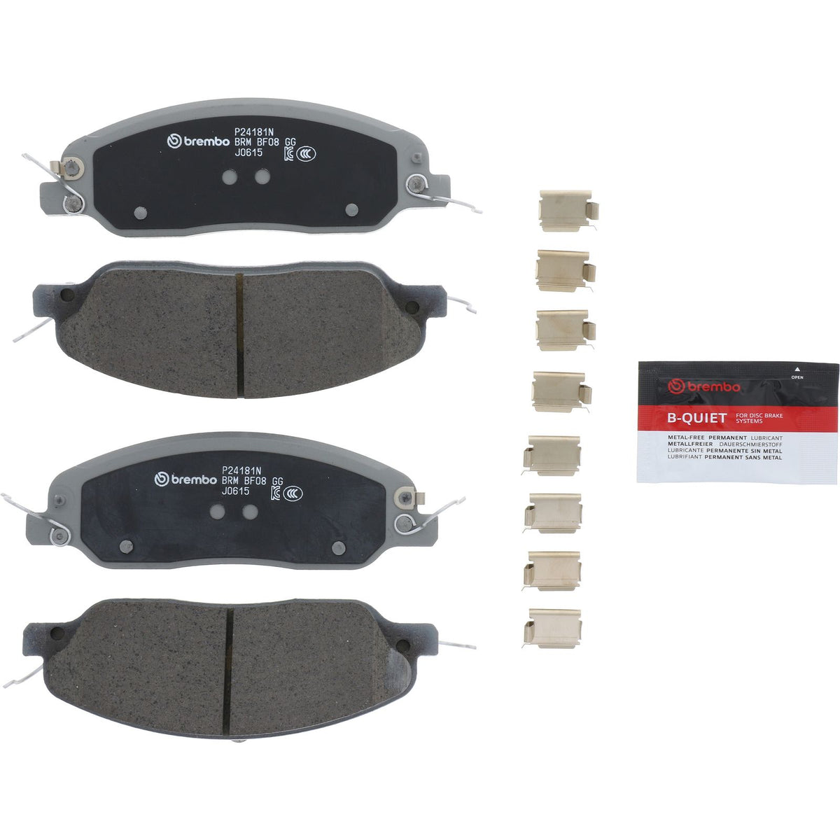 PRIME Ceramic Front Disc Brake Pad Set - P24181N_02