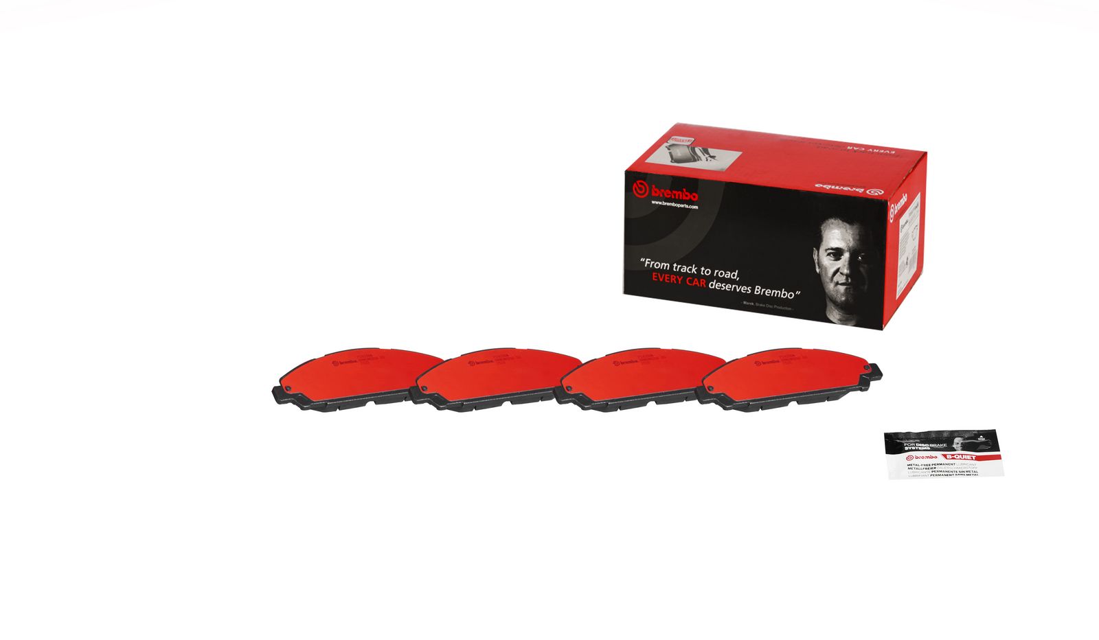 PRIME Ceramic Front Disc Brake Pad Set - P24206N_01