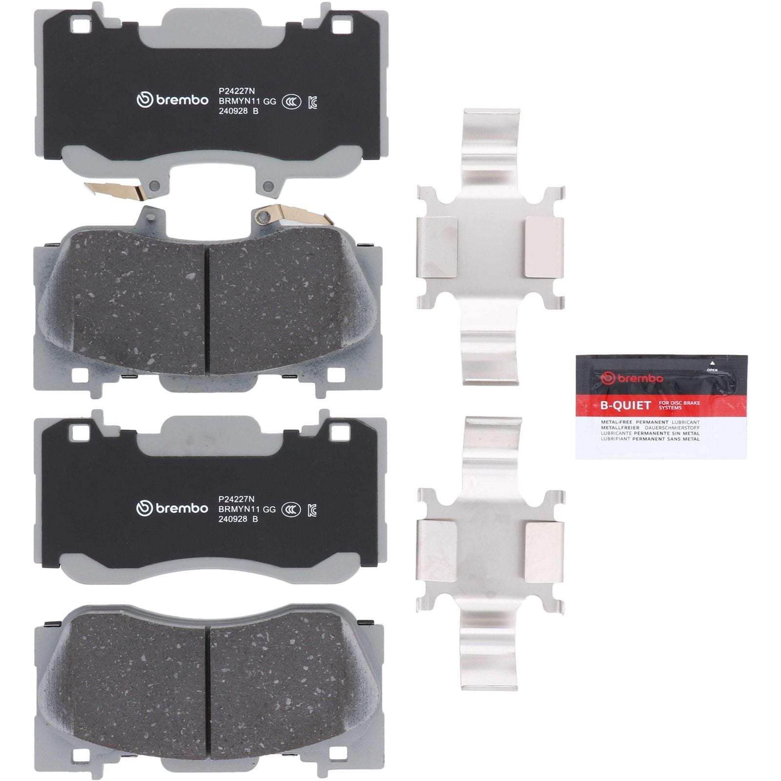 PRIME Ceramic Front Disc Brake Pad Set - P24227N_26
