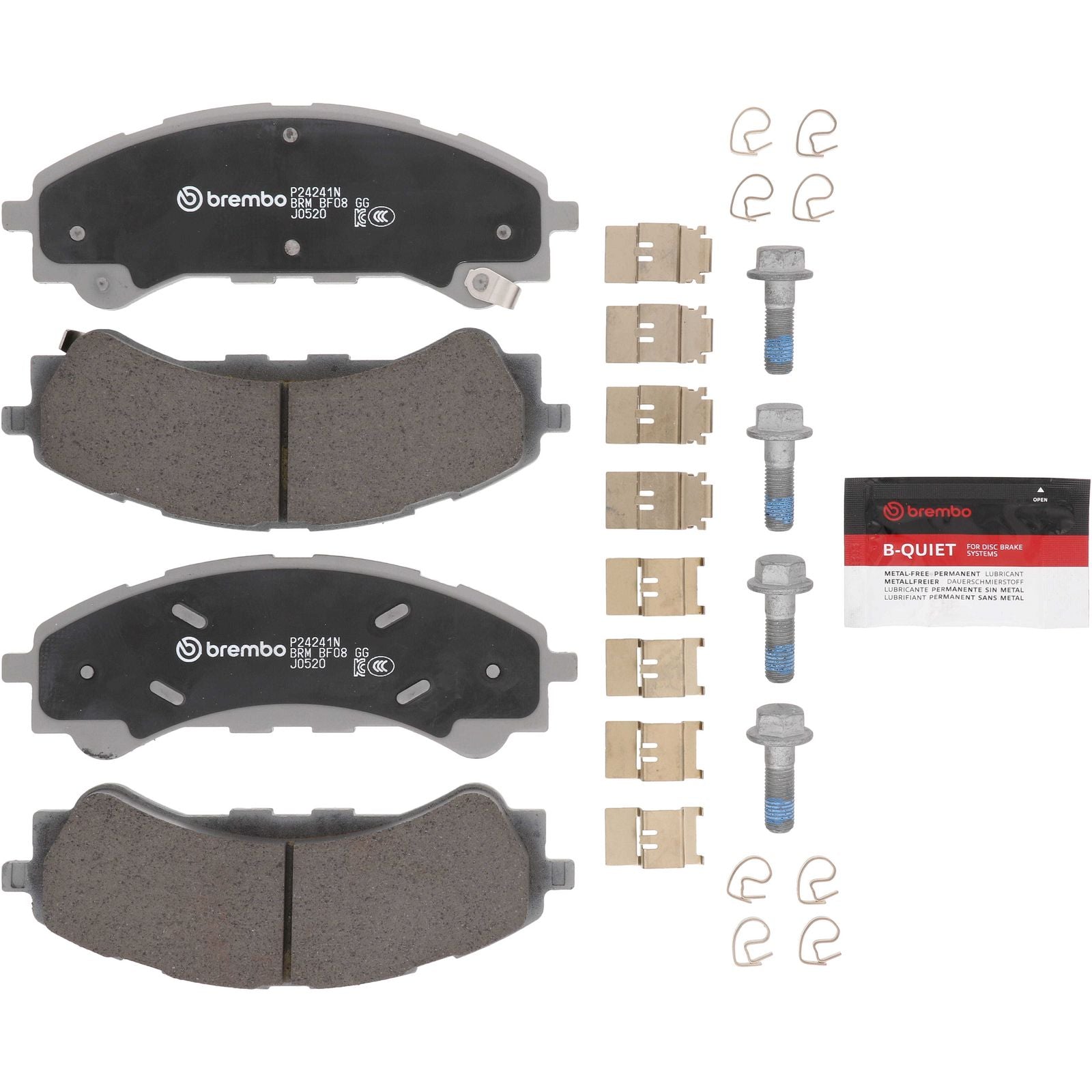 PRIME Ceramic Front Disc Brake Pad Set - P24241N_02