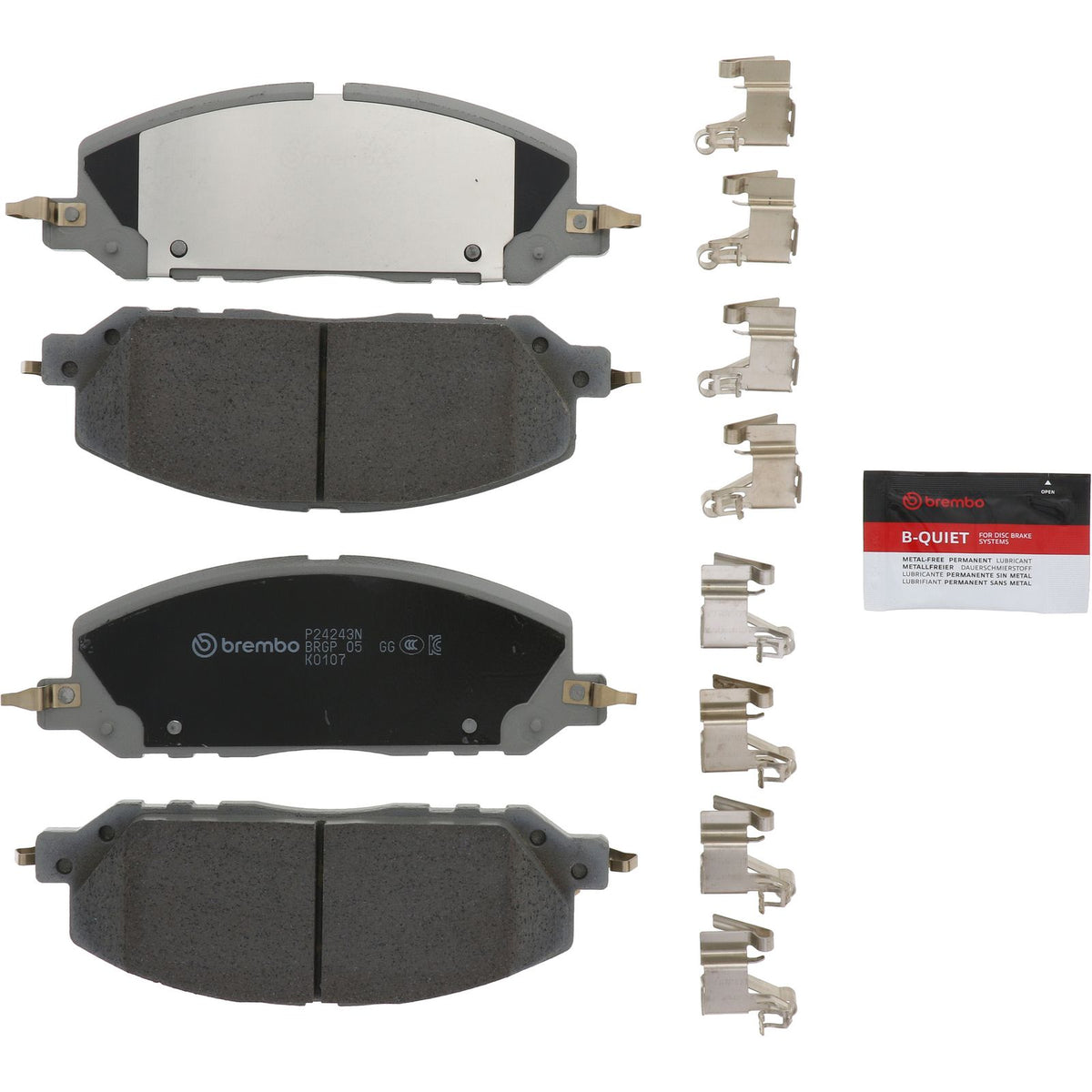 PRIME Ceramic Front Disc Brake Pad Set - P24243N_02