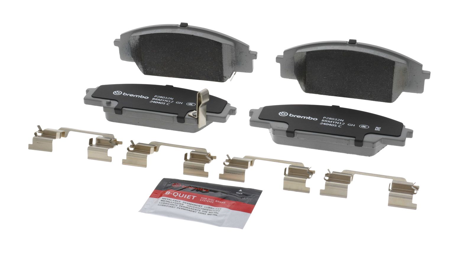 PRIME Ceramic Front Disc Brake Pad Set - P28032N_03