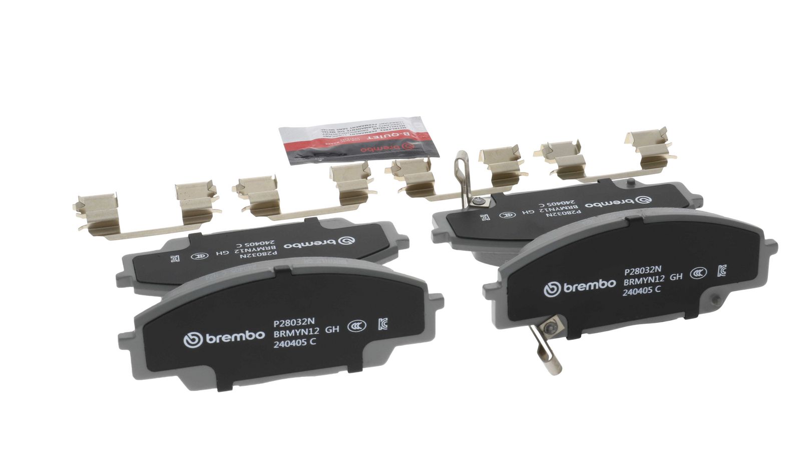 PRIME Ceramic Front Disc Brake Pad Set - P28032N_13