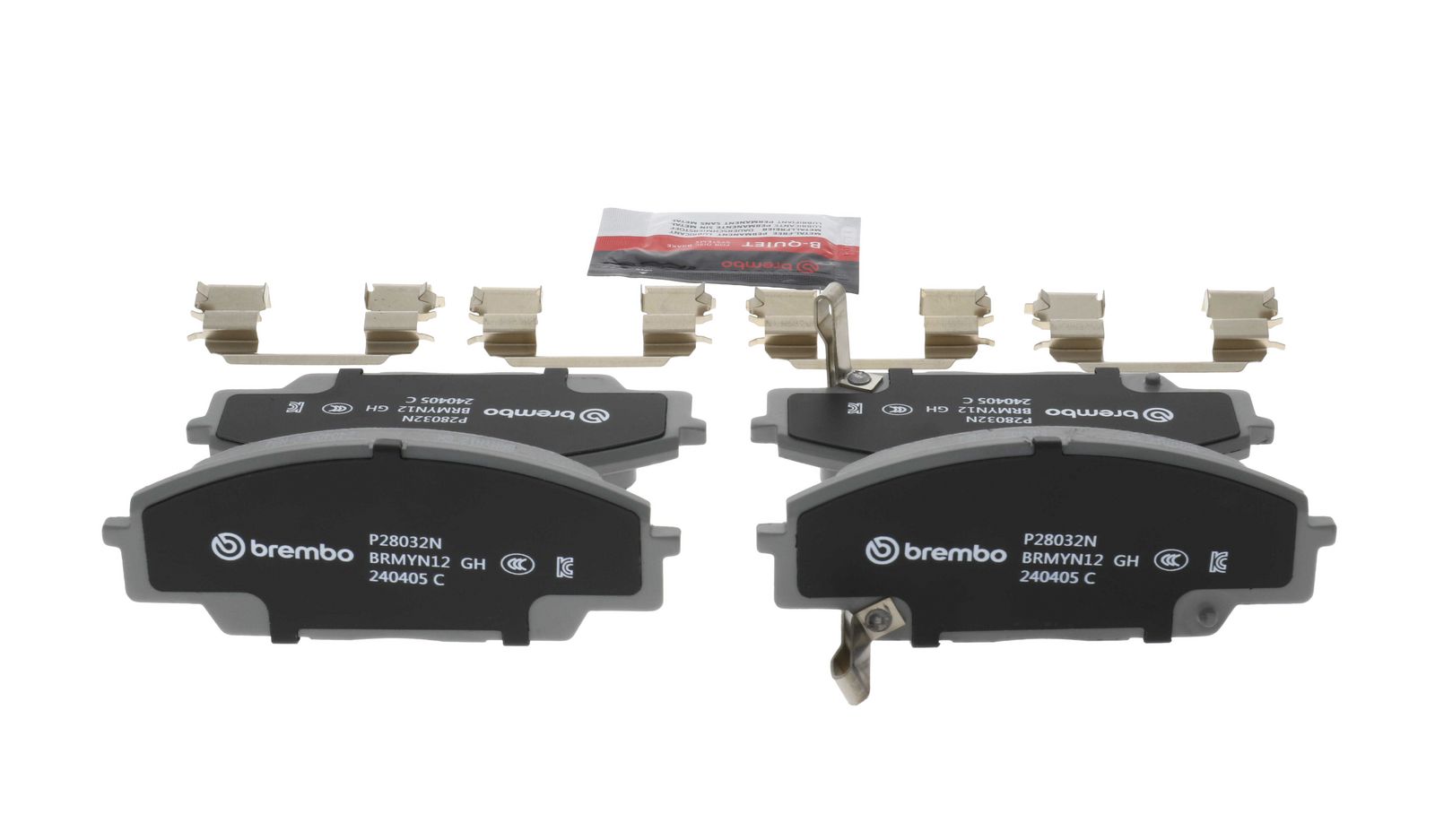 PRIME Ceramic Front Disc Brake Pad Set - P28032N_14