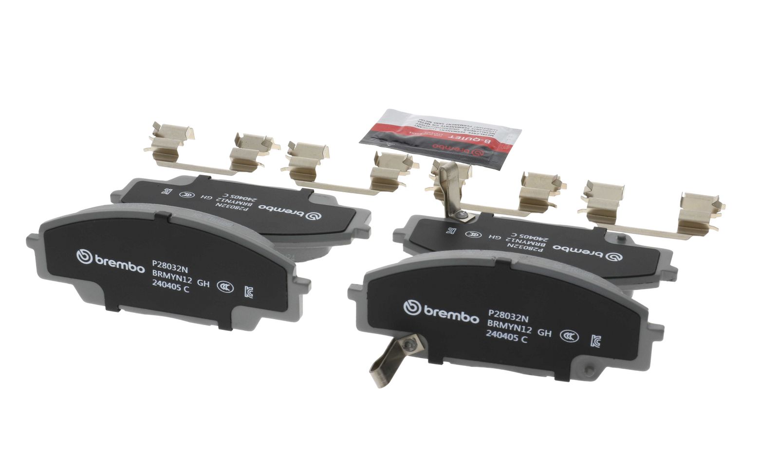 PRIME Ceramic Front Disc Brake Pad Set - P28032N_15