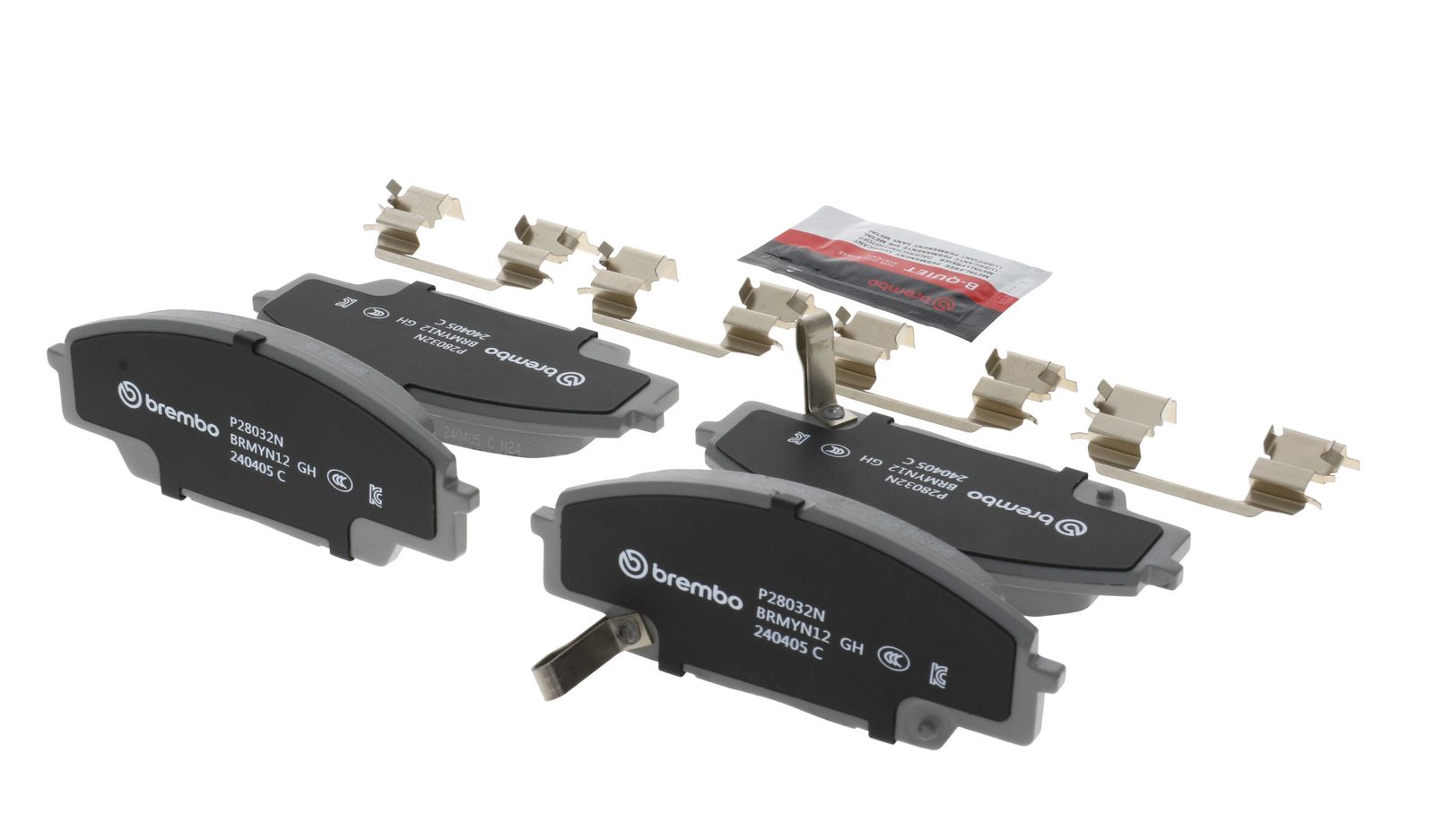 PRIME Ceramic Front Disc Brake Pad Set - P28032N_16
