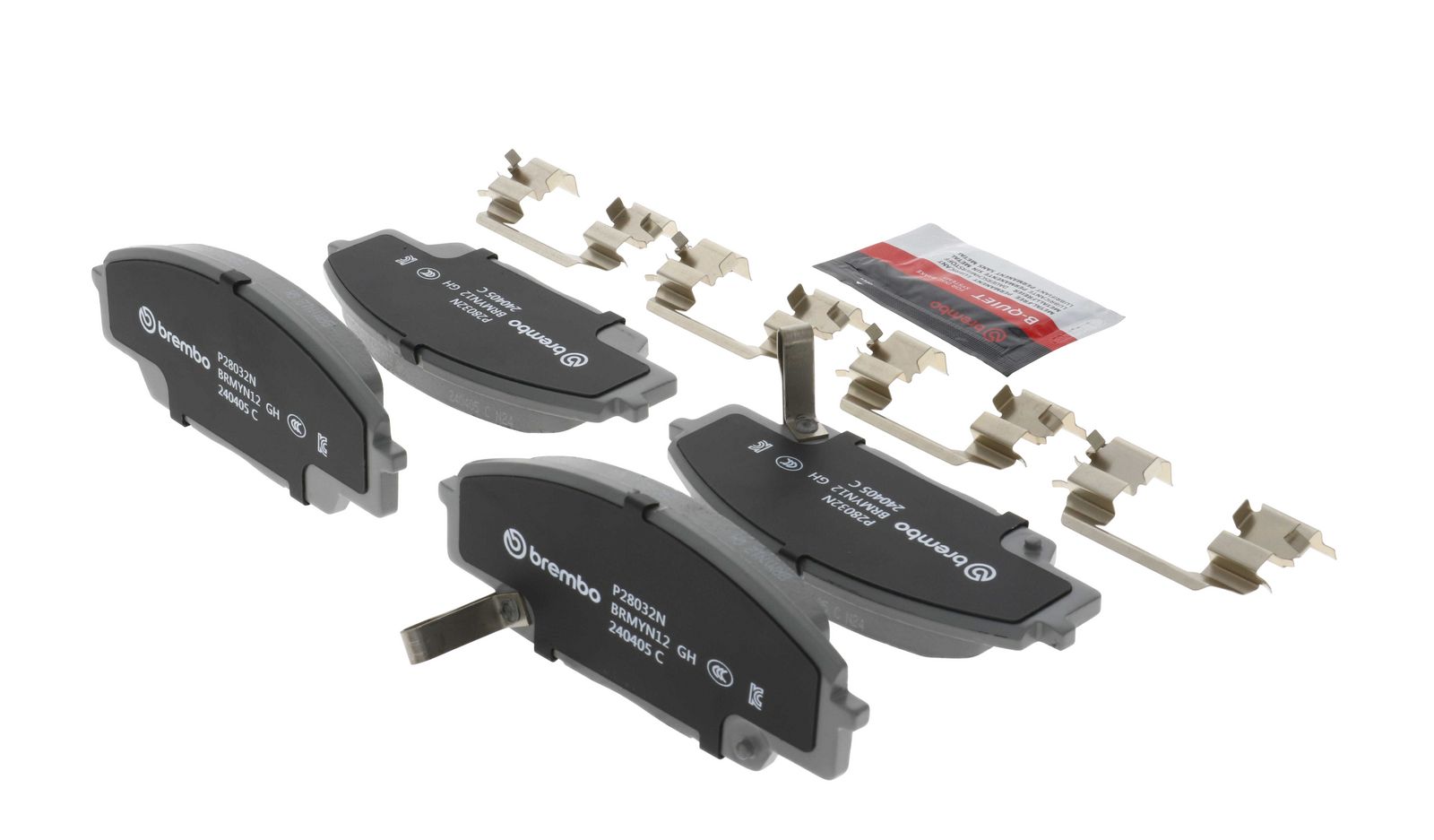 PRIME Ceramic Front Disc Brake Pad Set - P28032N_17