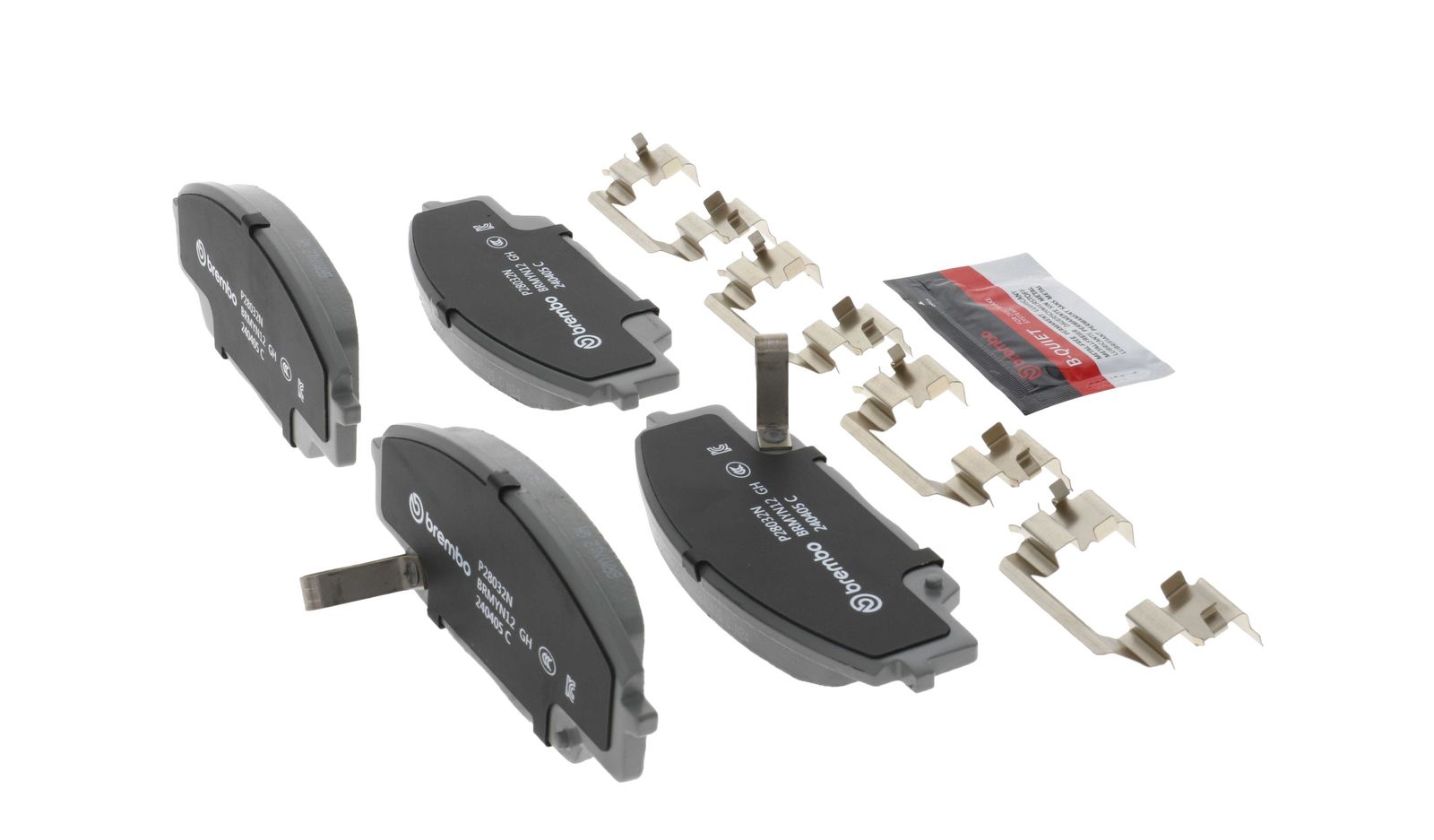 PRIME Ceramic Front Disc Brake Pad Set - P28032N_18