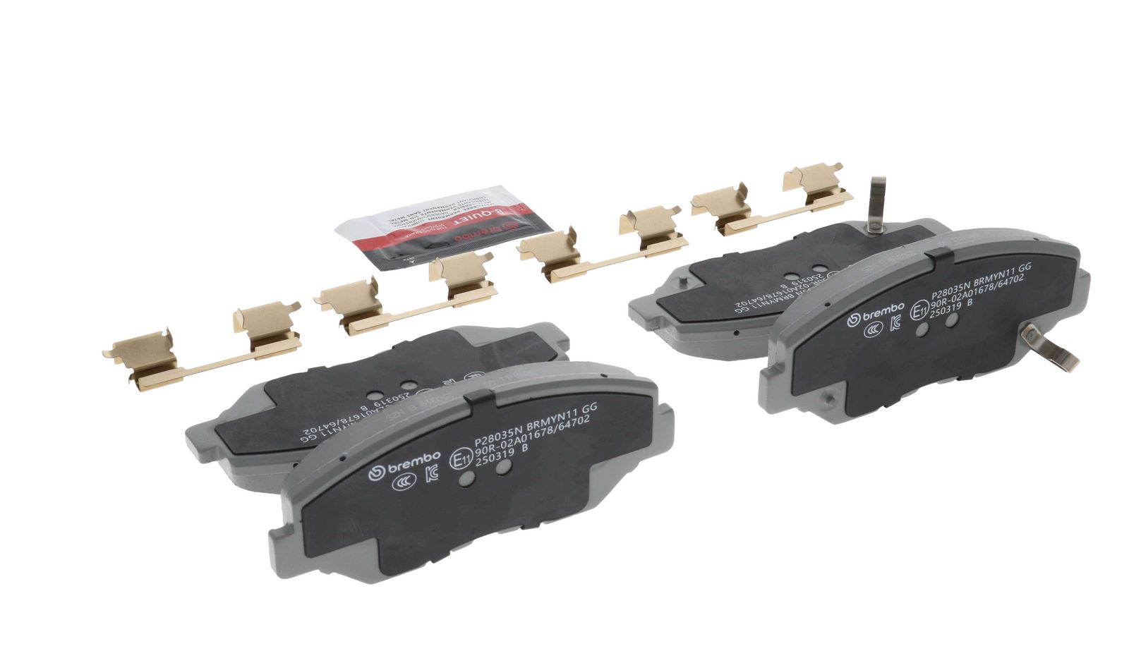 PRIME Ceramic Front Disc Brake Pad Set P28035N | Brembostore