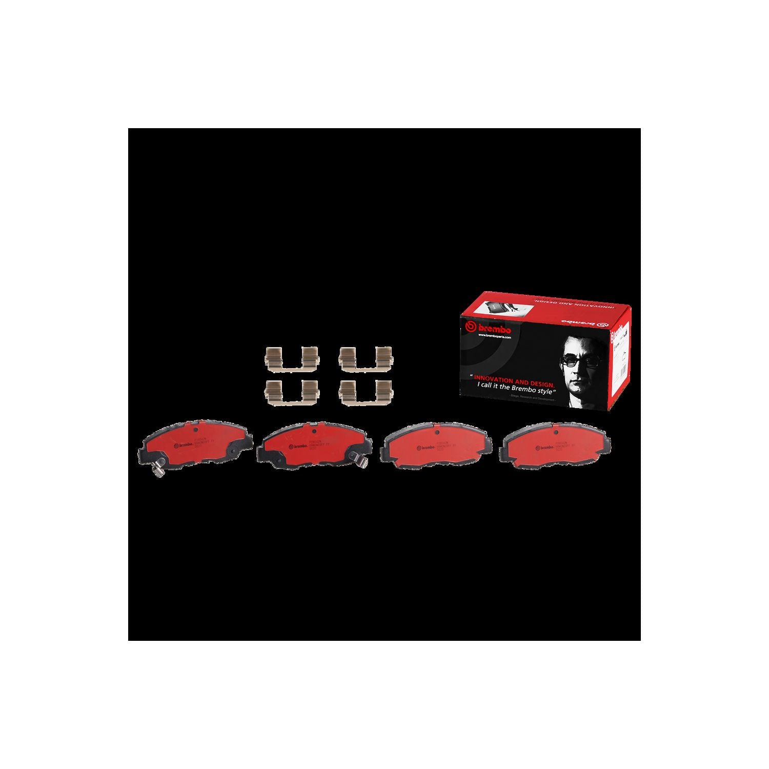 PRIME Ceramic Front Disc Brake Pad Set - P28042N_02