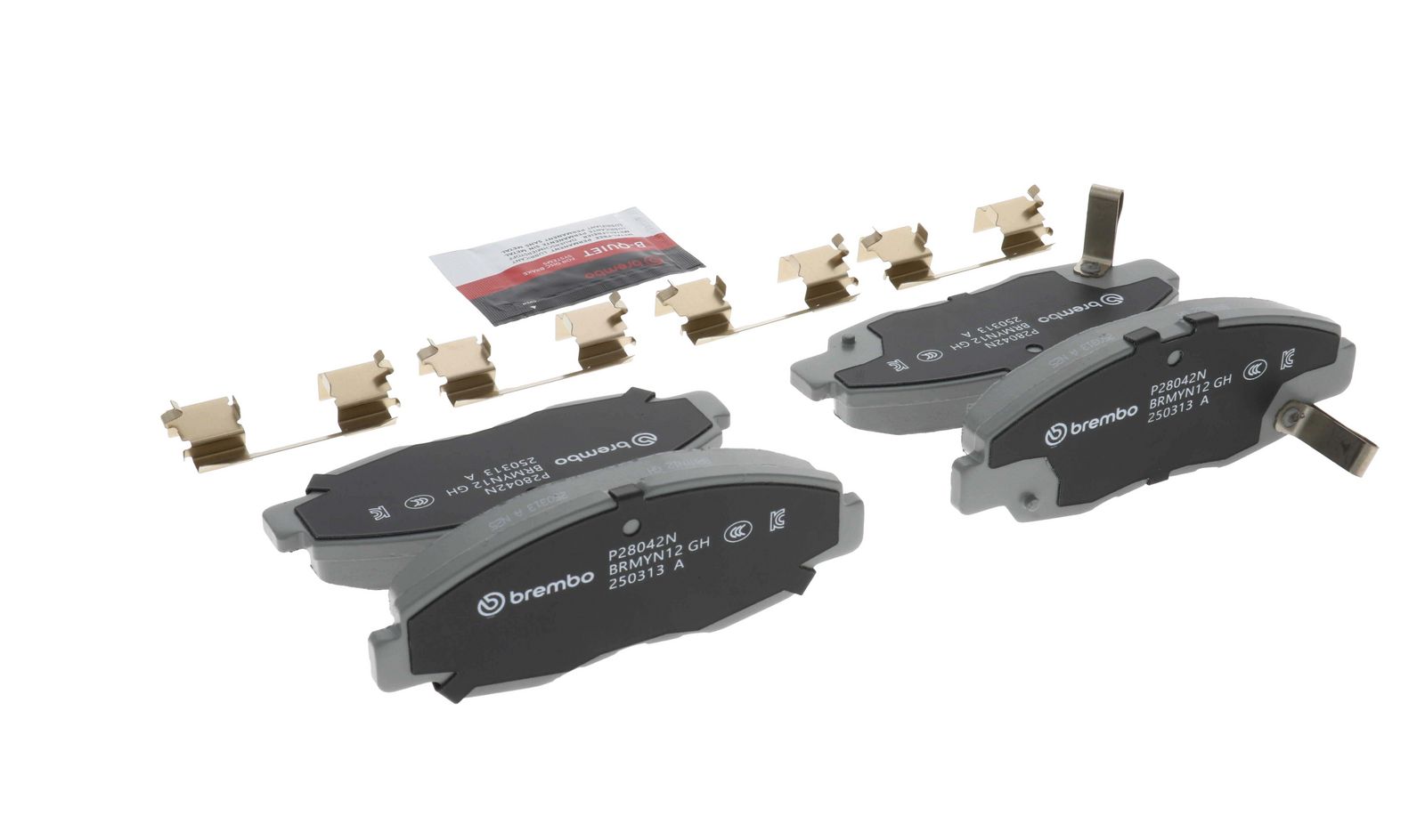 PRIME Ceramic Front Disc Brake Pad Set - P28042N_12