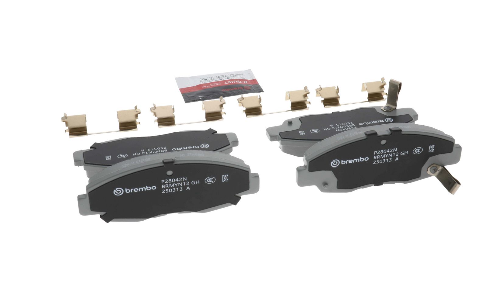 PRIME Ceramic Front Disc Brake Pad Set - P28042N_13