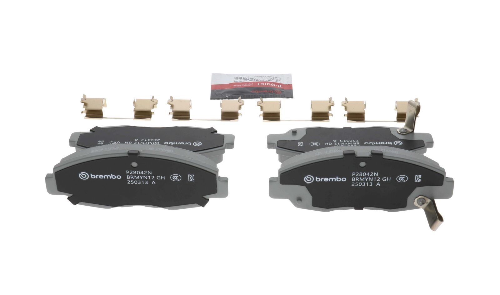 PRIME Ceramic Front Disc Brake Pad Set - P28042N_14