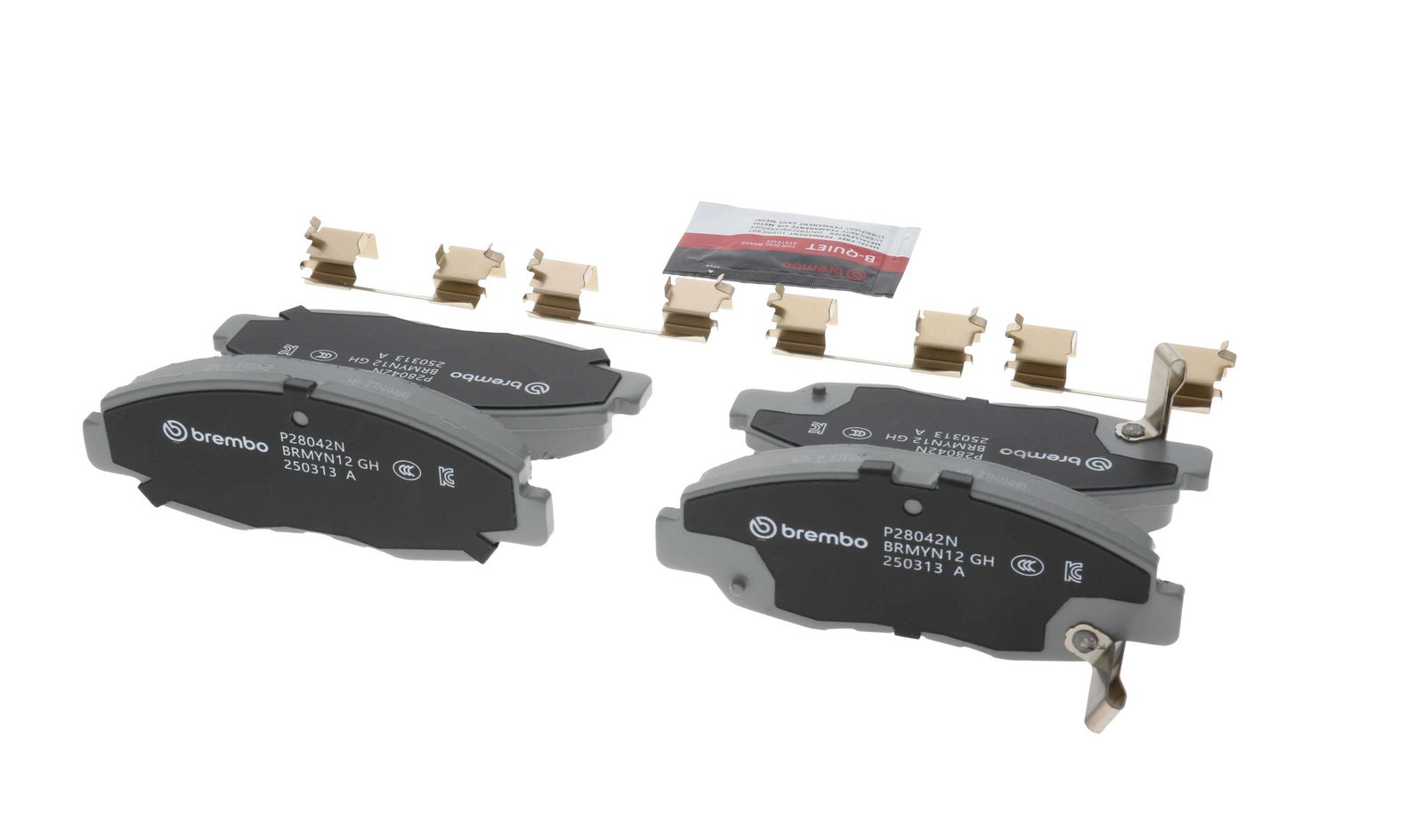 PRIME Ceramic Front Disc Brake Pad Set - P28042N_15