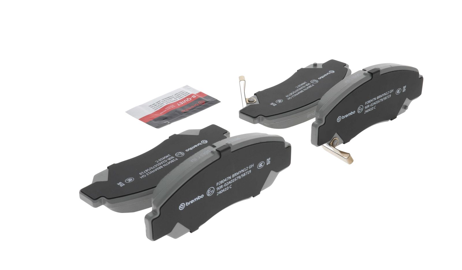 PRIME Ceramic Front Disc Brake Pad Set - P28047N_15
