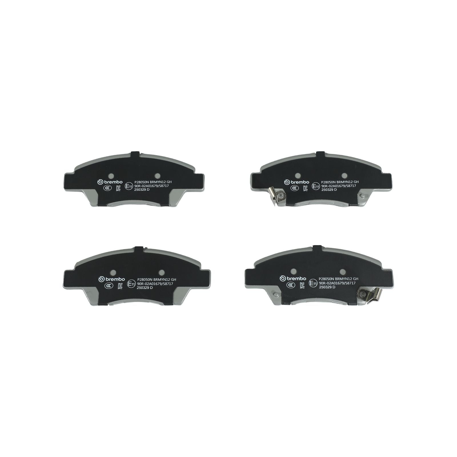 PRIME Ceramic Front Disc Brake Pad Set - P28050N_02