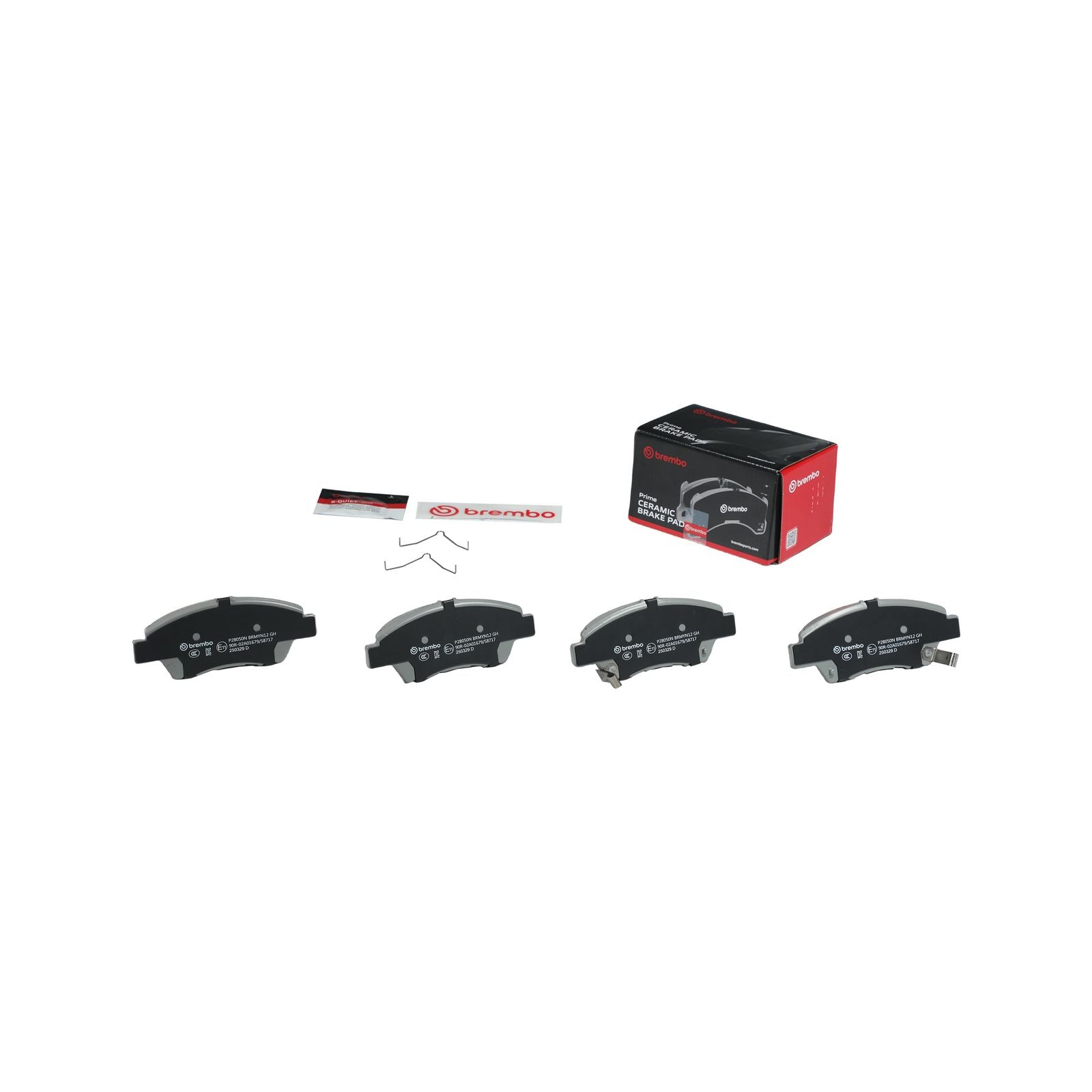 PRIME Ceramic Front Disc Brake Pad Set - P28050N_03
