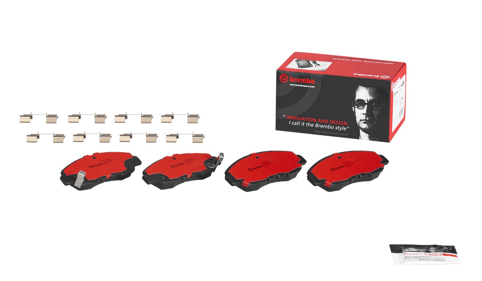 PRIME Ceramic Front Disc Brake Pad Set - P28052N_01