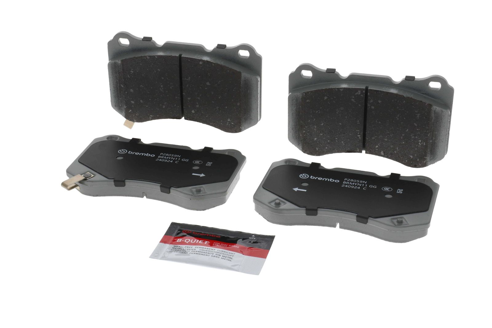 PRIME Ceramic Front Disc Brake Pad Set - P28059N_03