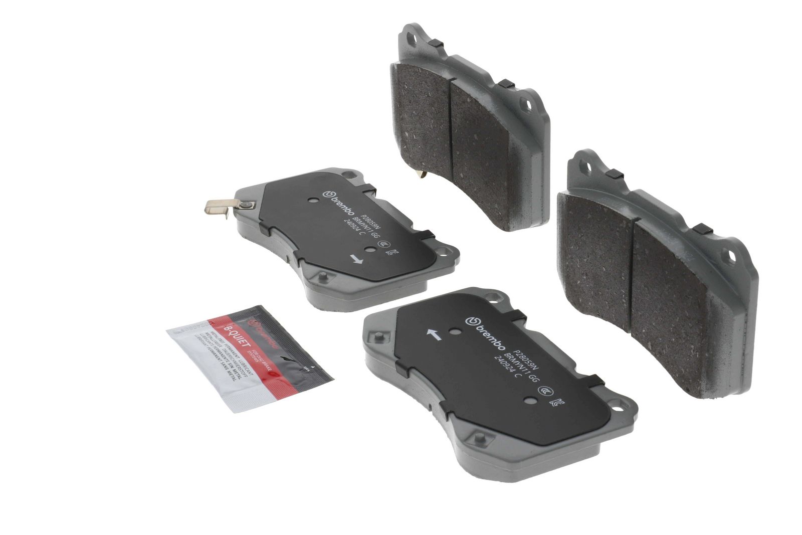 PRIME Ceramic Front Disc Brake Pad Set - P28059N_06