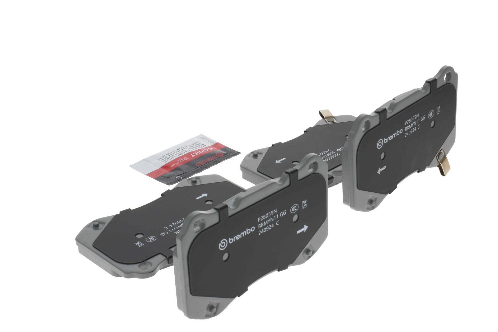 PRIME Ceramic Front Disc Brake Pad Set - P28059N_11