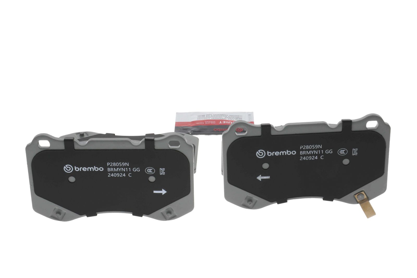 PRIME Ceramic Front Disc Brake Pad Set - P28059N_14