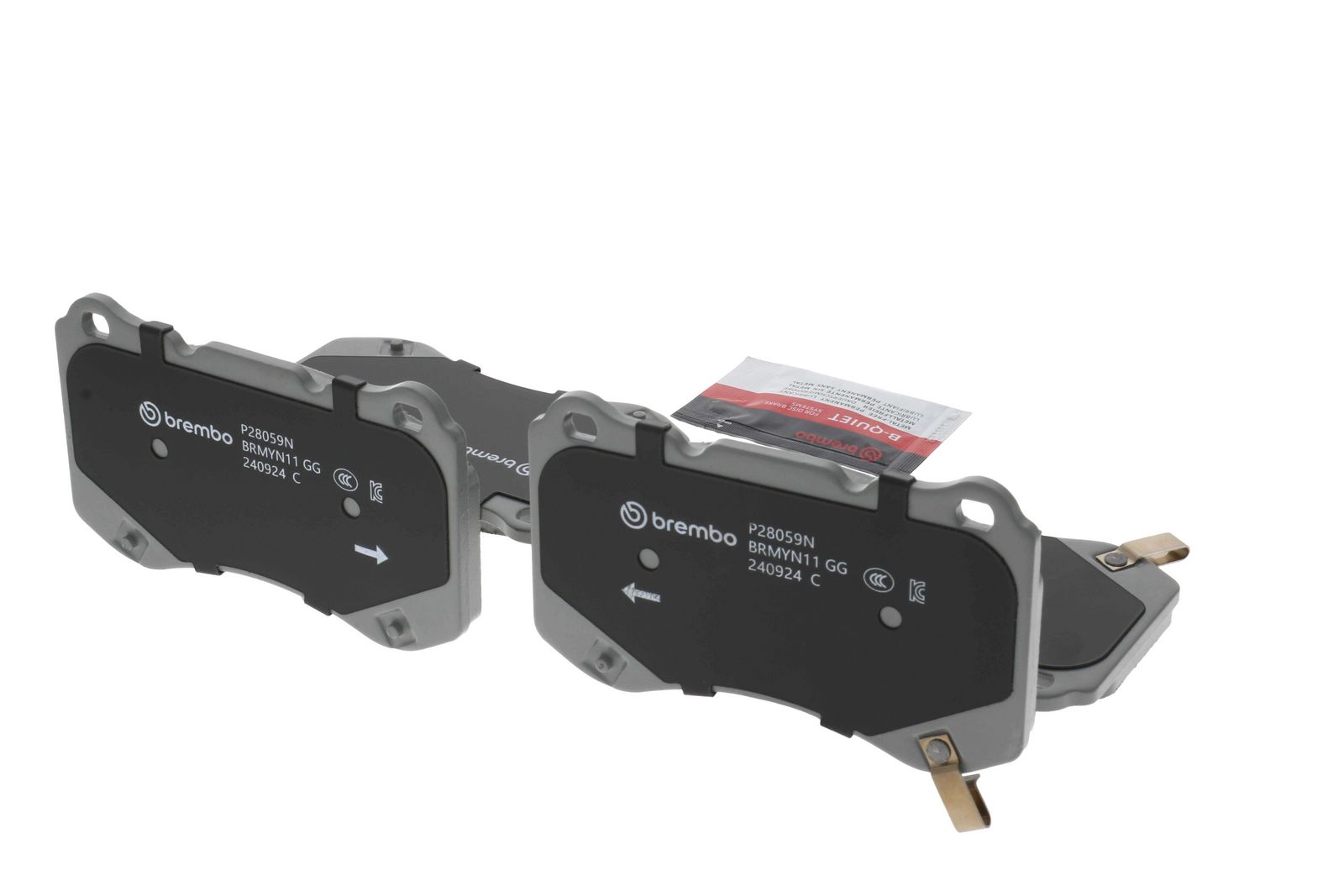 PRIME Ceramic Front Disc Brake Pad Set - P28059N_16