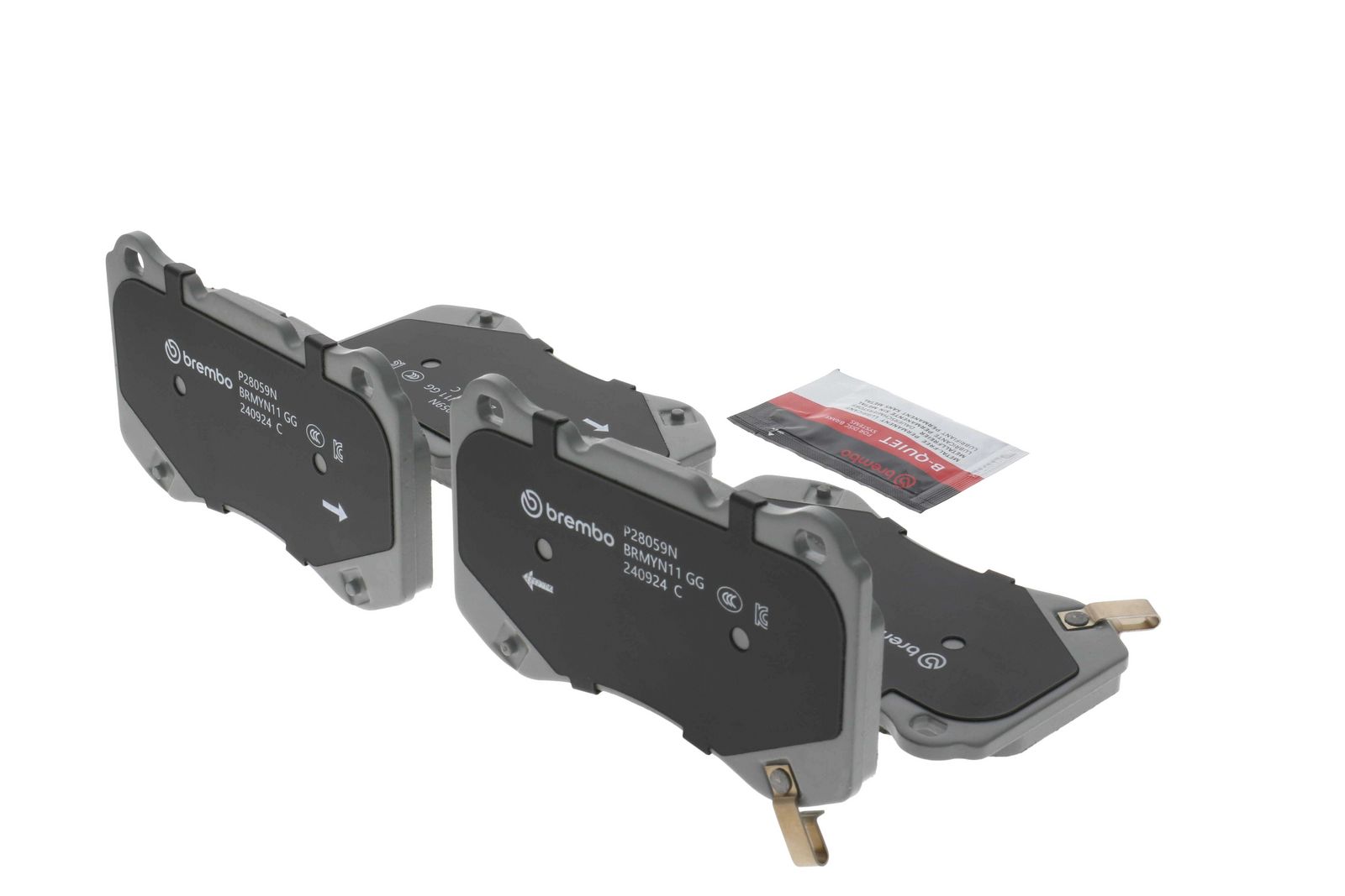 PRIME Ceramic Front Disc Brake Pad Set - P28059N_17
