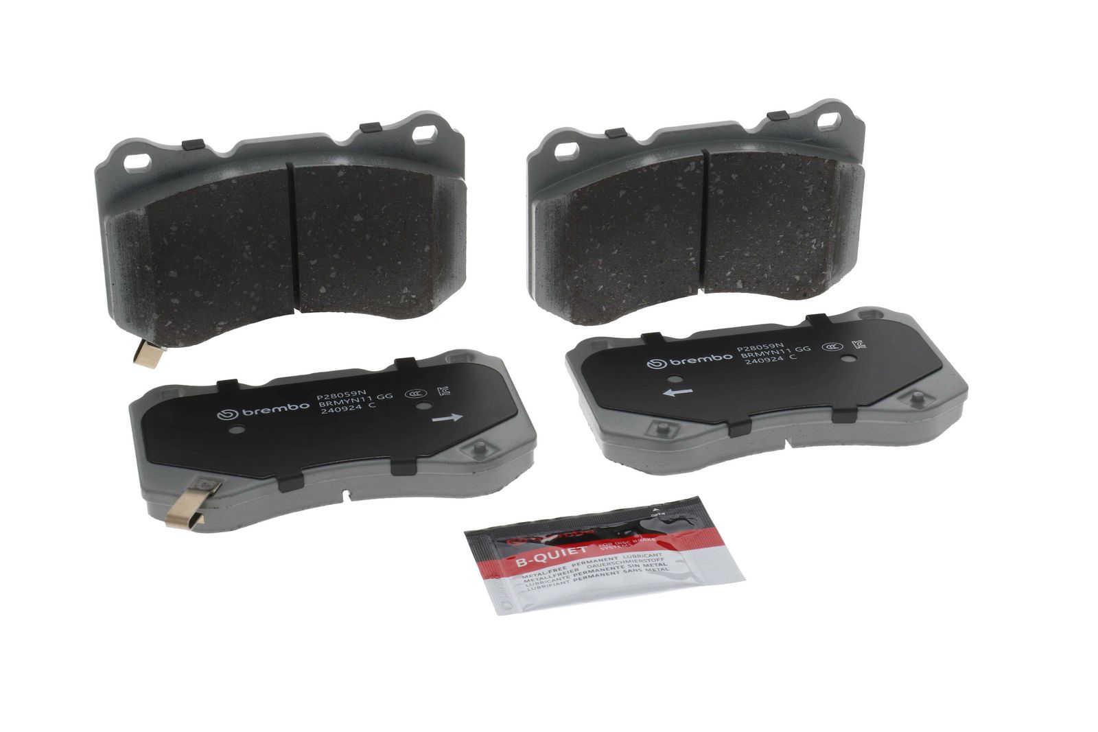 PRIME Ceramic Front Disc Brake Pad Set - P28059N_25