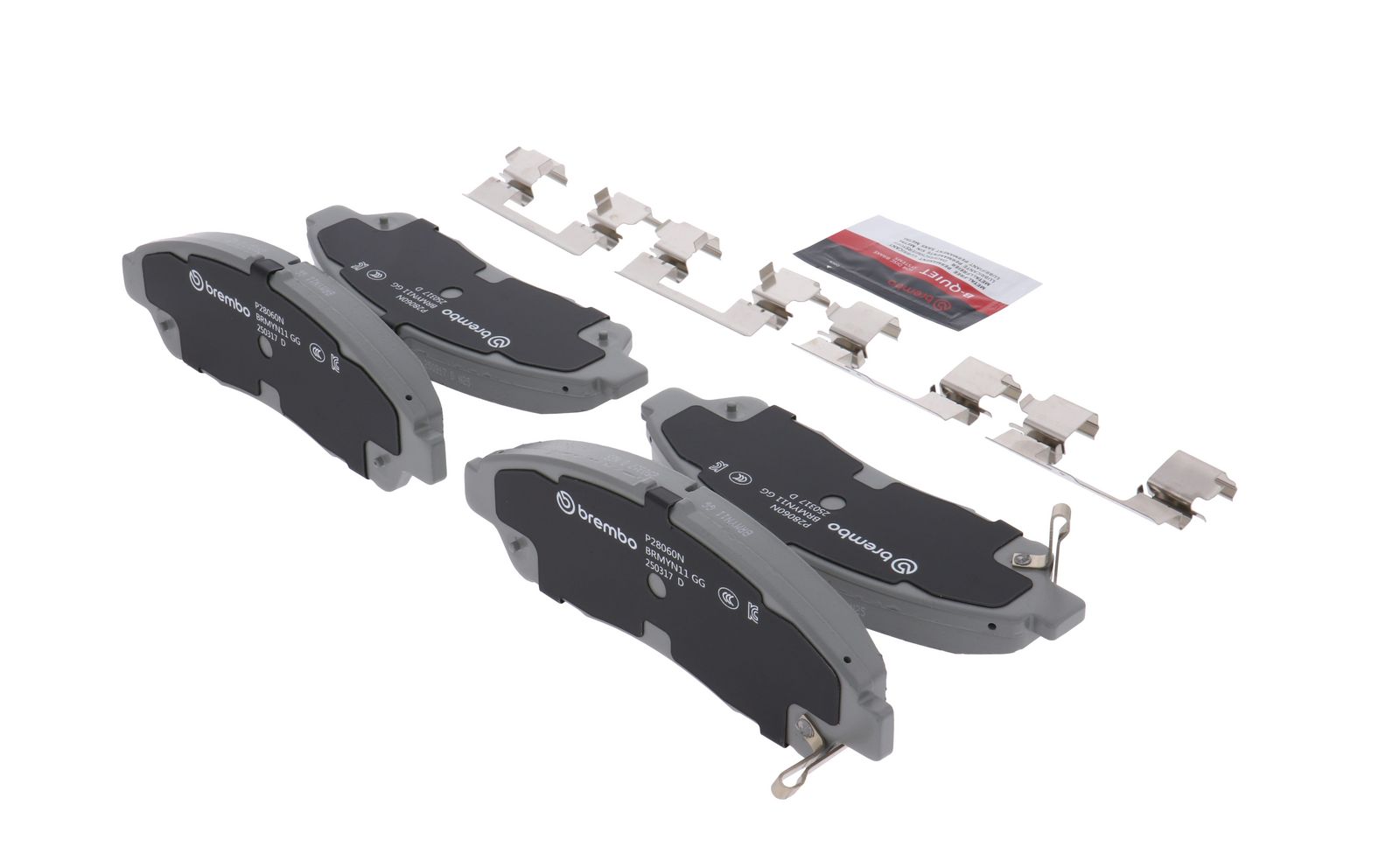 PRIME Ceramic Front Disc Brake Pad Set - P28060N_21