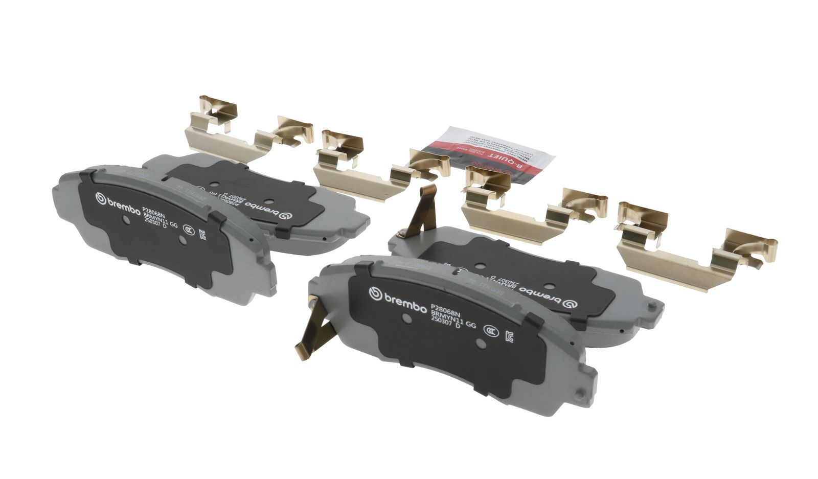 PRIME Ceramic Front Disc Brake Pad Set - P28068N_21