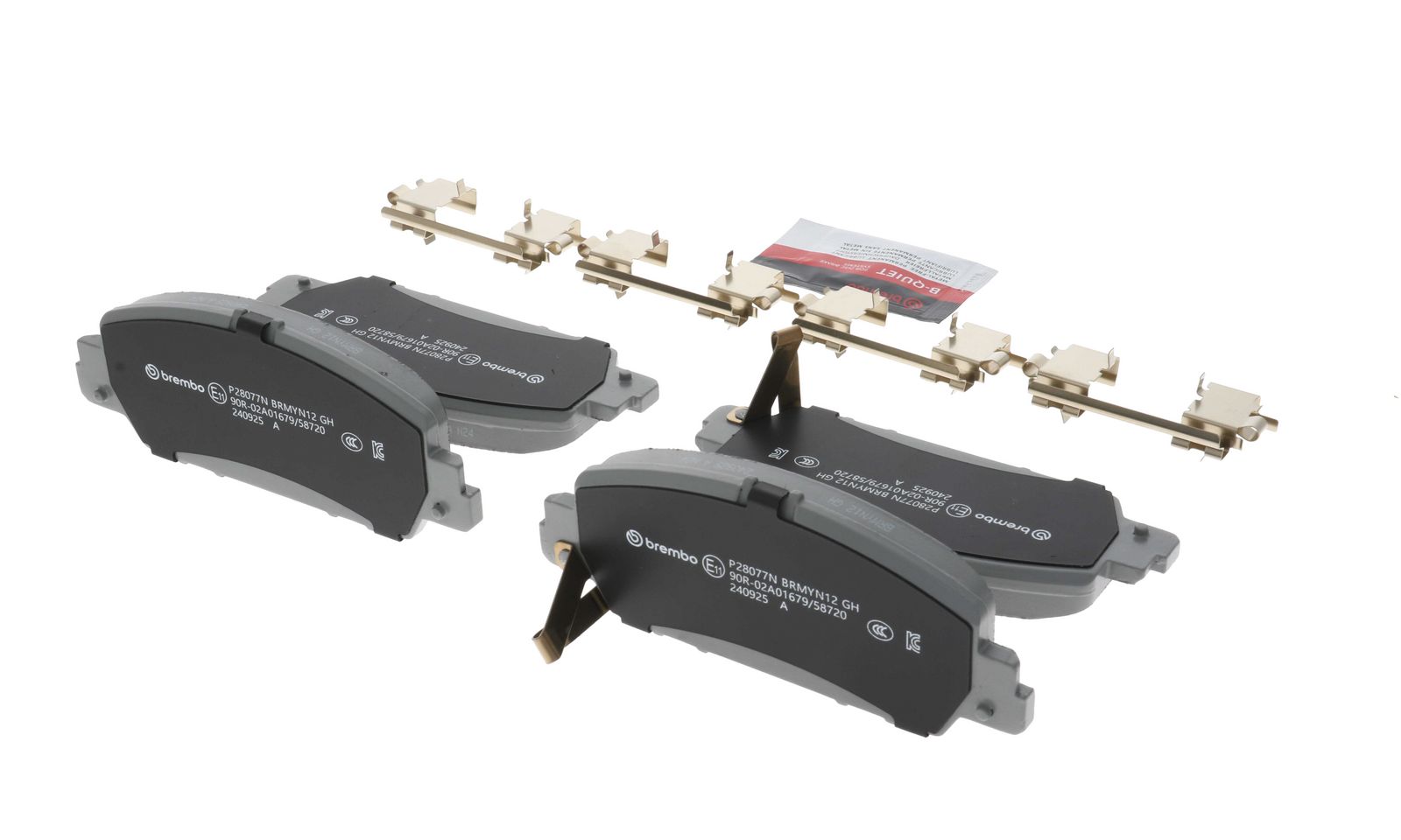 PRIME Ceramic Front Disc Brake Pad Set - P28077N_21