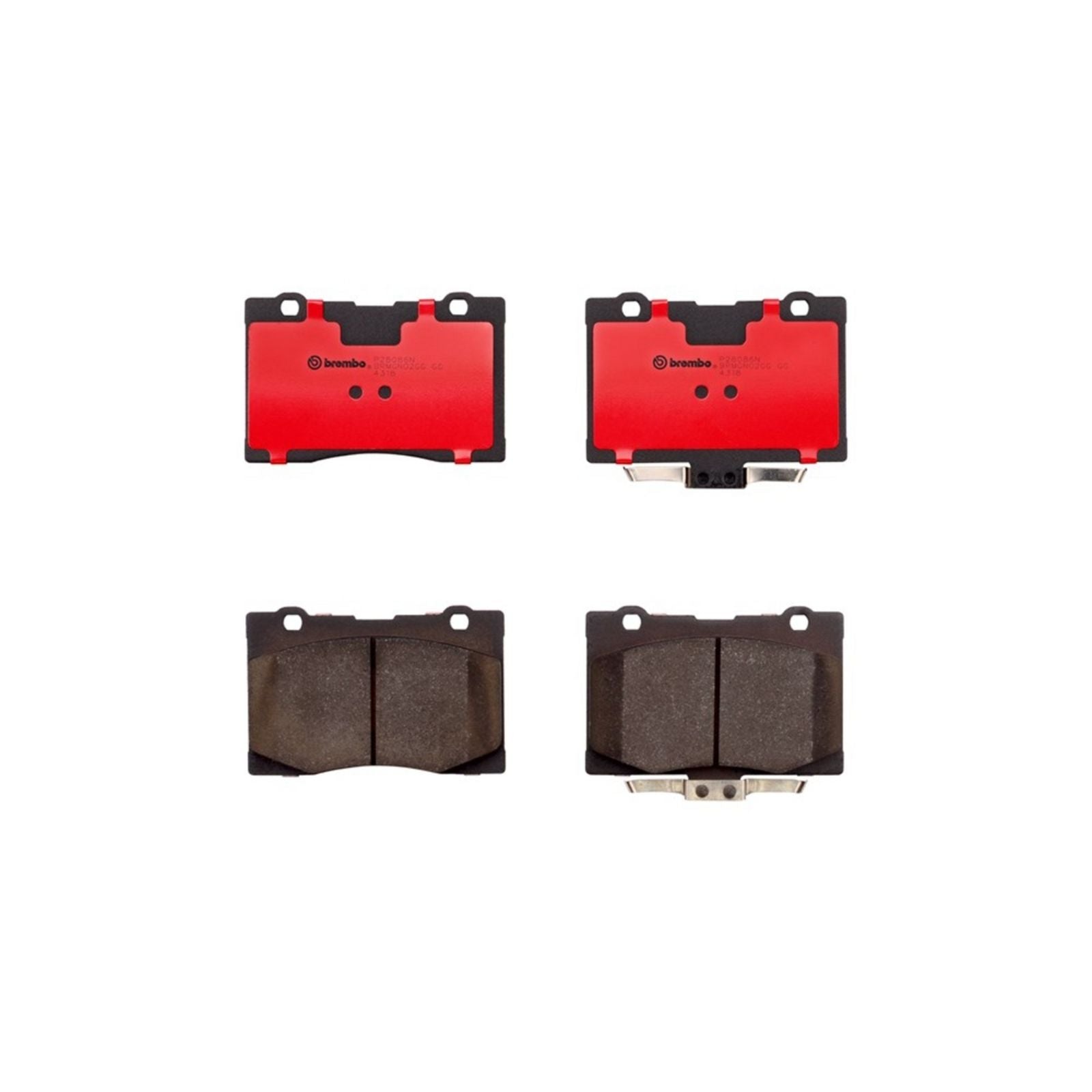 PRIME Ceramic Front Disc Brake Pad Set - P28086N_01