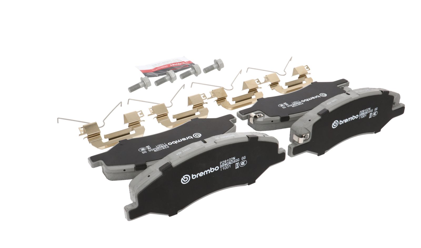 PRIME Ceramic Front Disc Brake Pad Set - P28102N_12