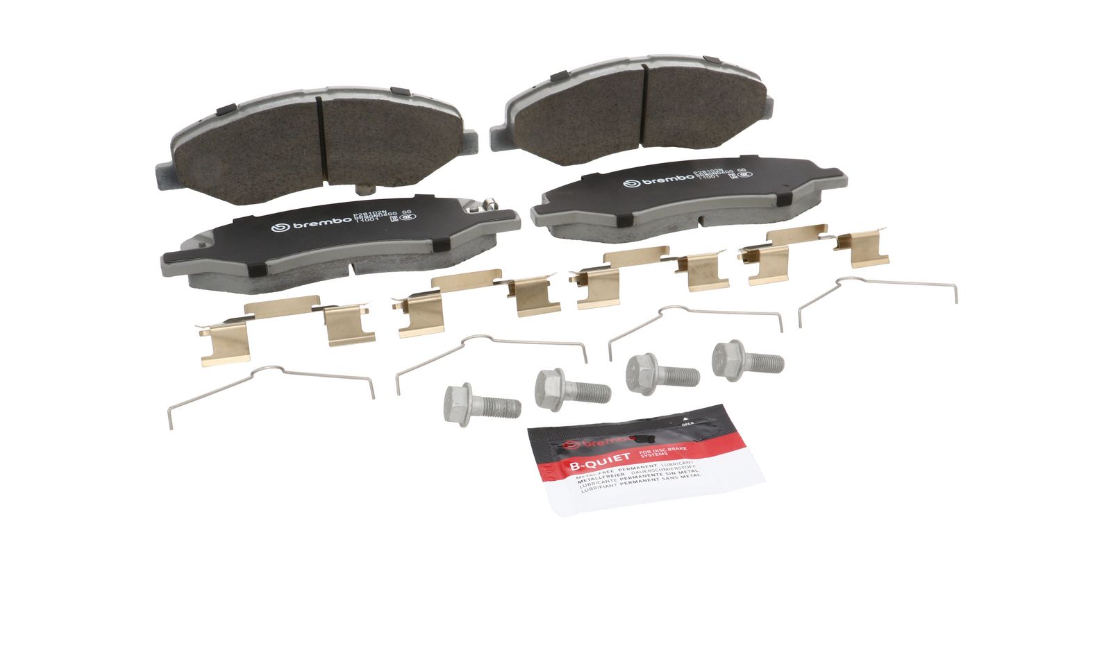 PRIME Ceramic Front Disc Brake Pad Set - P28102N_25