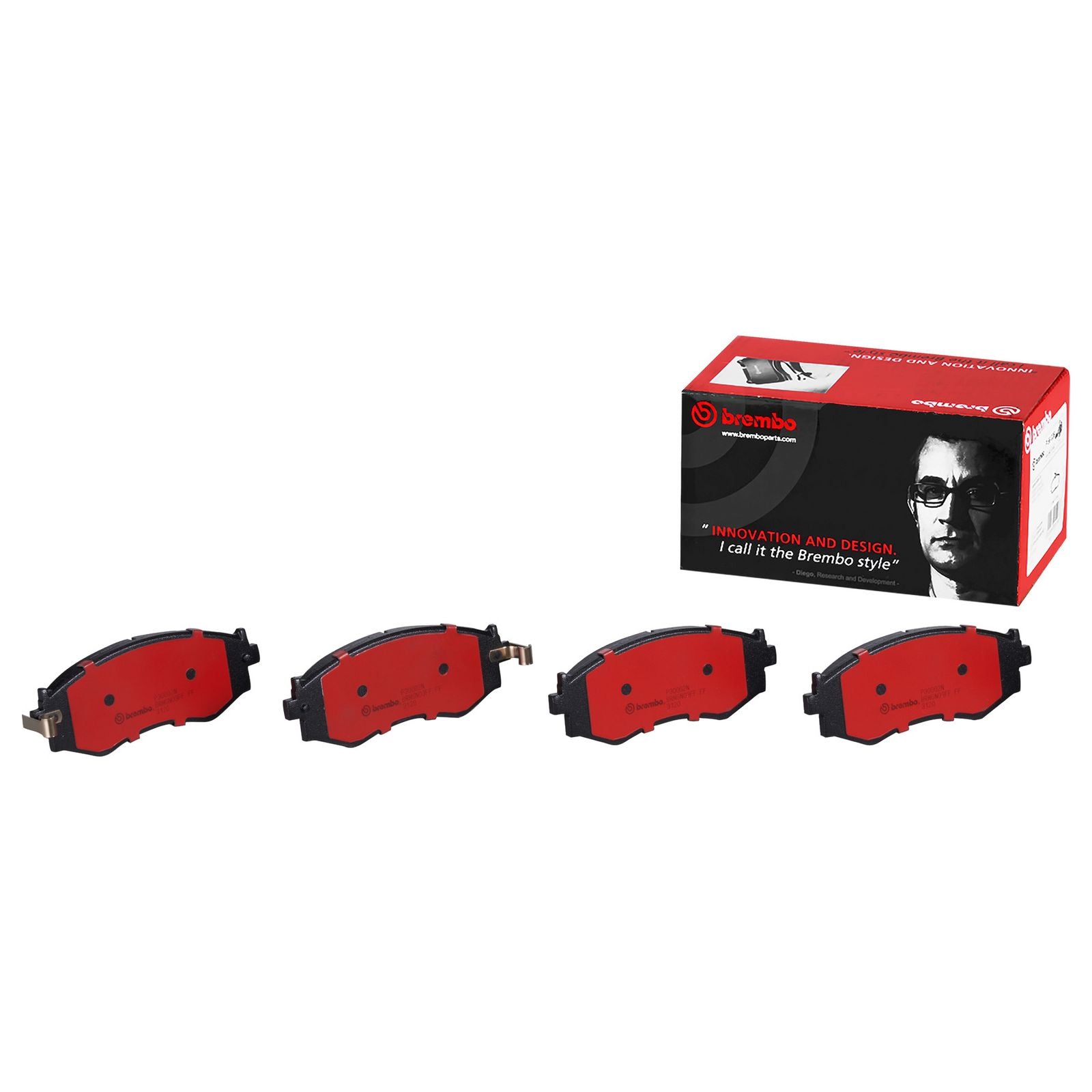 PRIME Ceramic Front Disc Brake Pad Set - P30002N_01