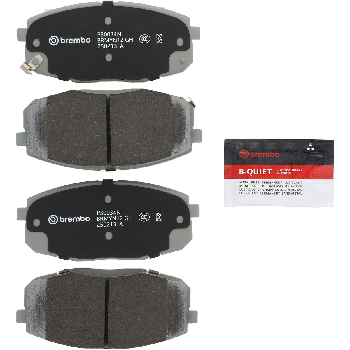 PRIME Ceramic Front Disc Brake Pad Set - P30034N_02