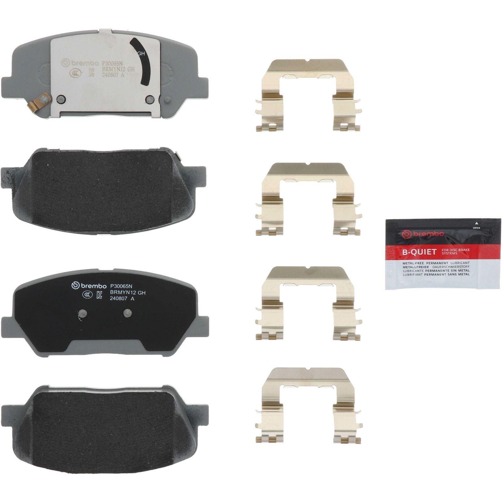 PRIME Ceramic Front Disc Brake Pad Set - P30065N_26