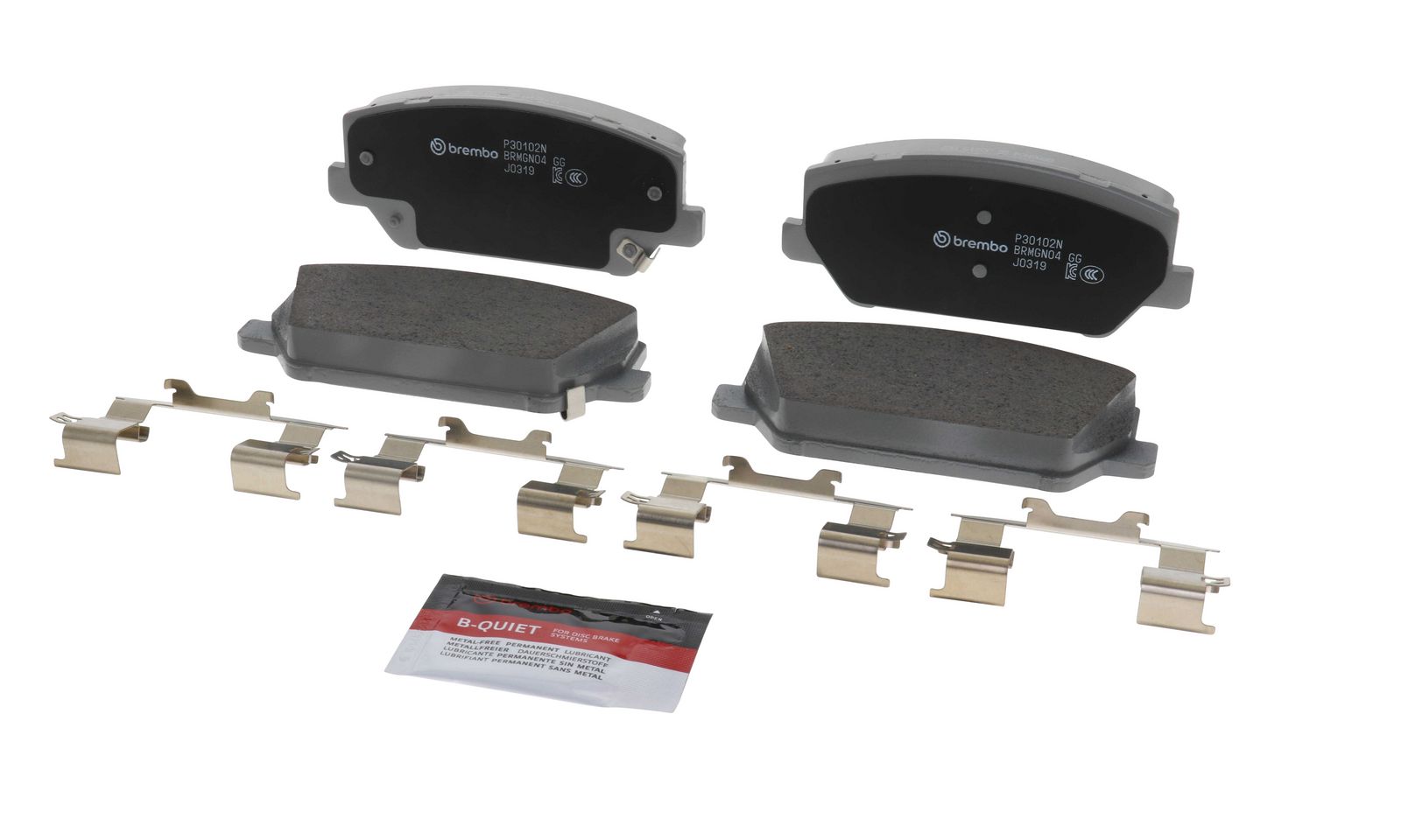 PRIME Ceramic Front Disc Brake Pad Set - P30102N_03
