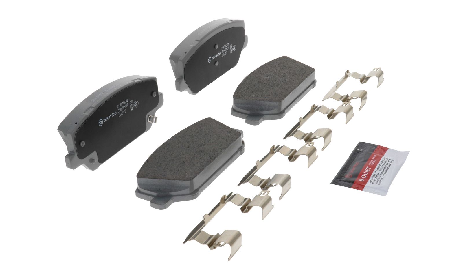 PRIME Ceramic Front Disc Brake Pad Set - P30102N_22