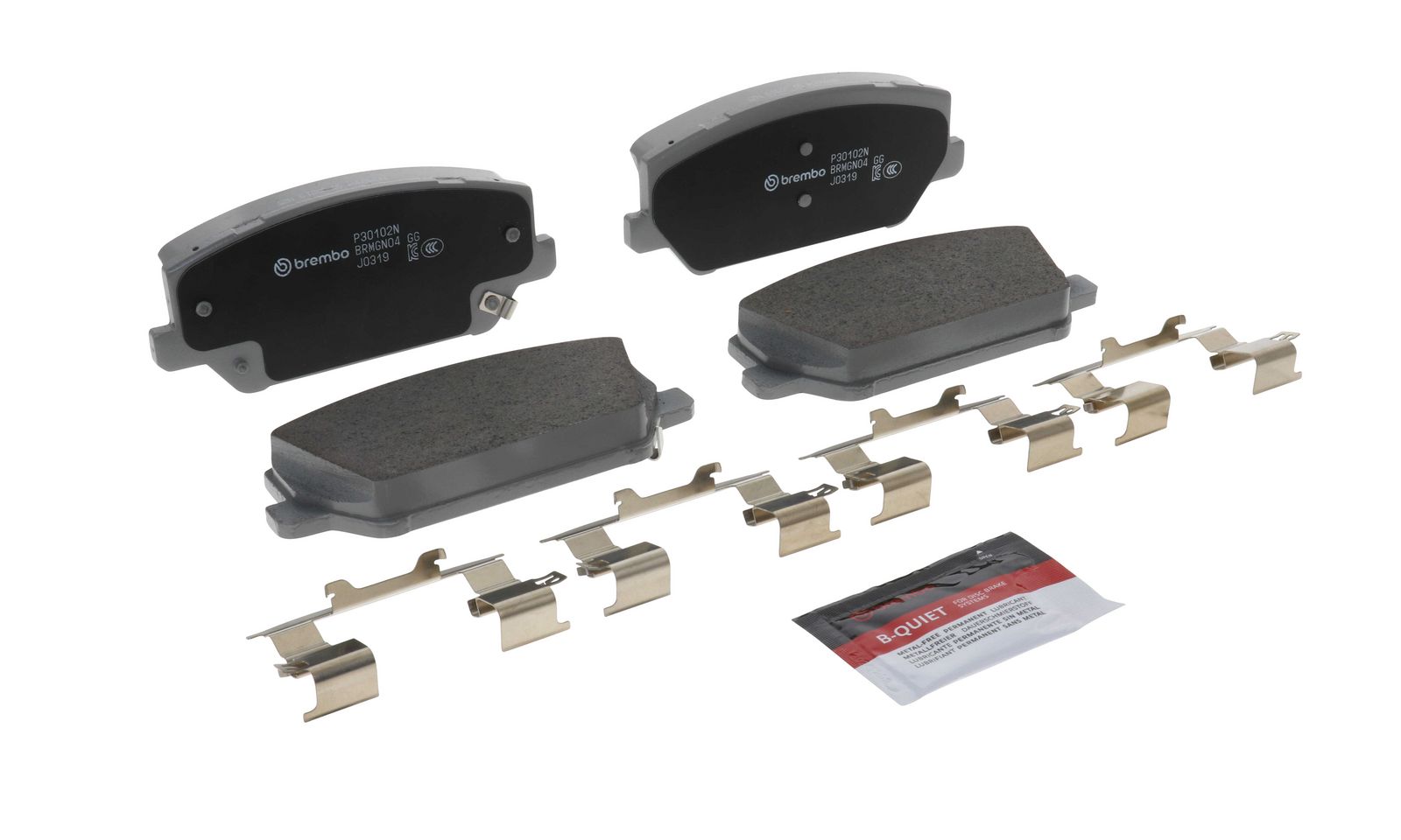 PRIME Ceramic Front Disc Brake Pad Set - P30102N_24