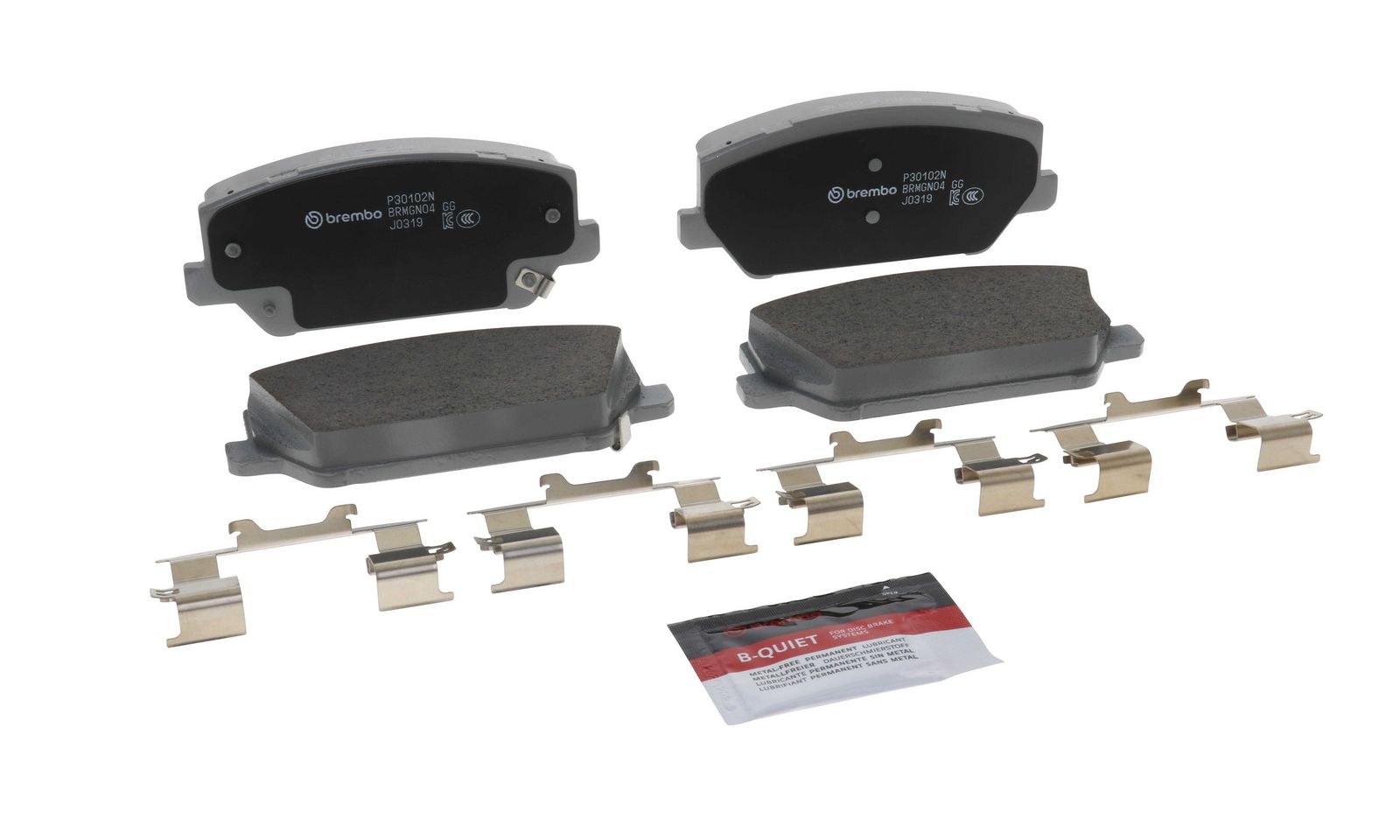 PRIME Ceramic Front Disc Brake Pad Set - P30102N_25