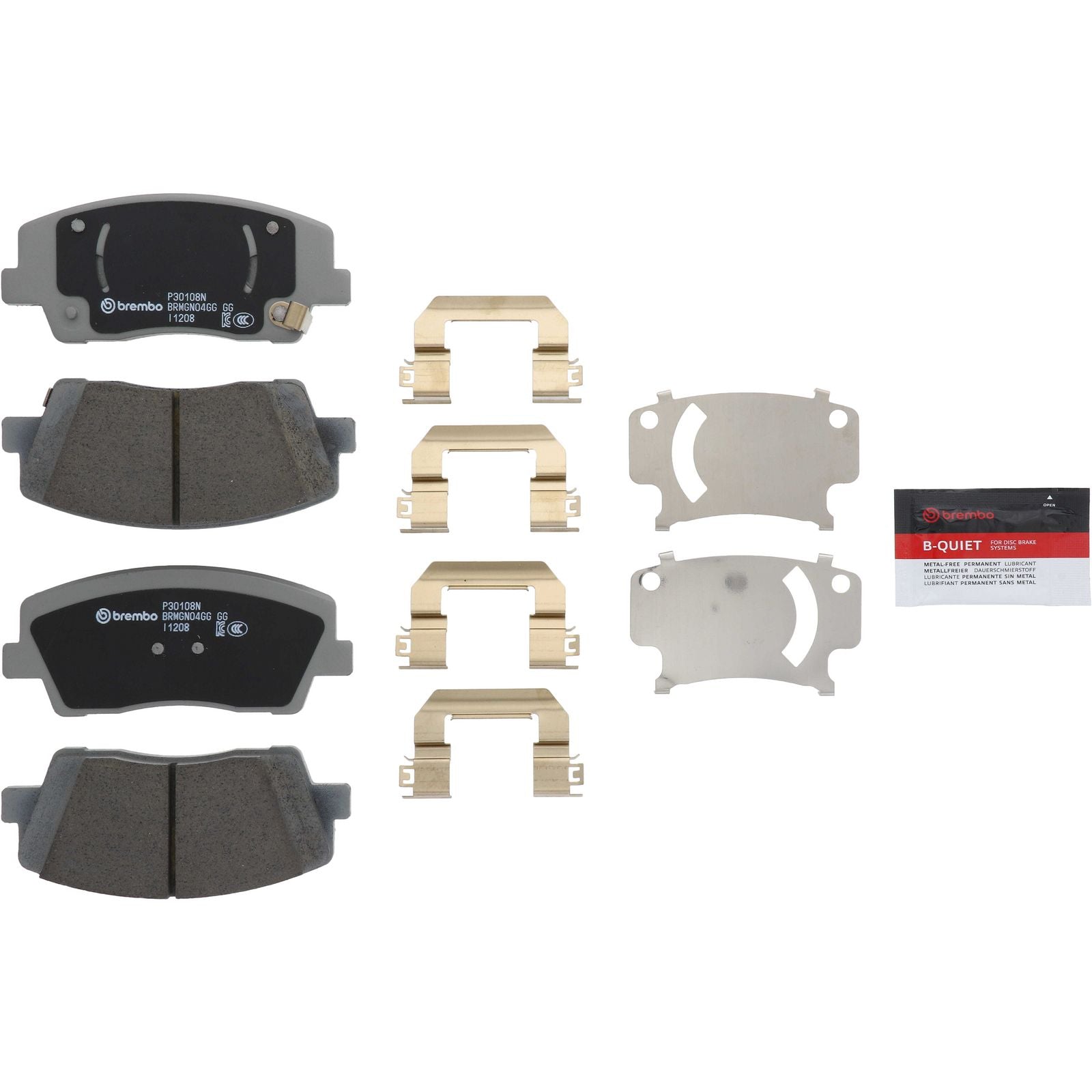 PRIME Ceramic Front Disc Brake Pad Set - P30108N_26